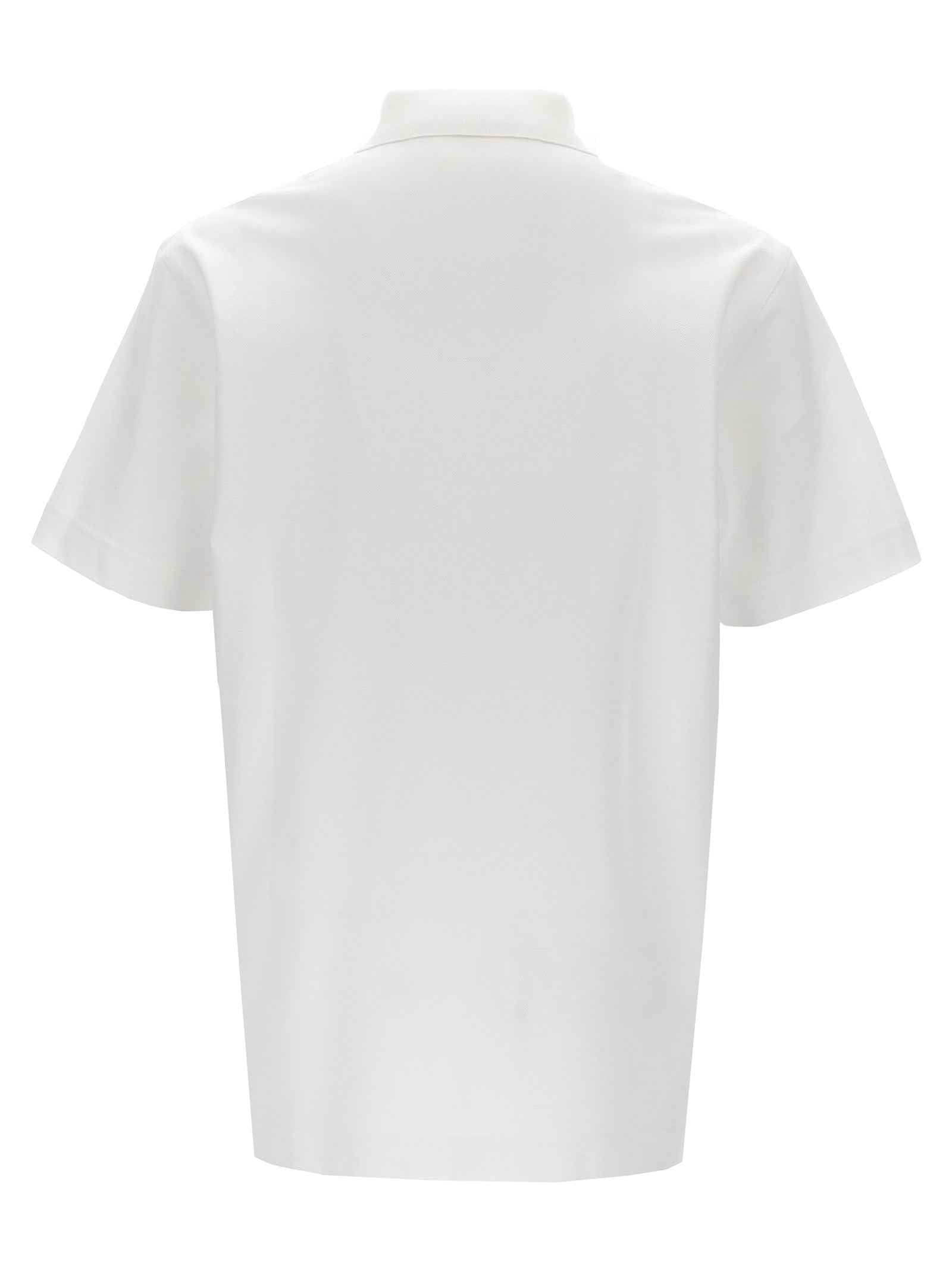 Givenchy White Cotton Polo Shirt