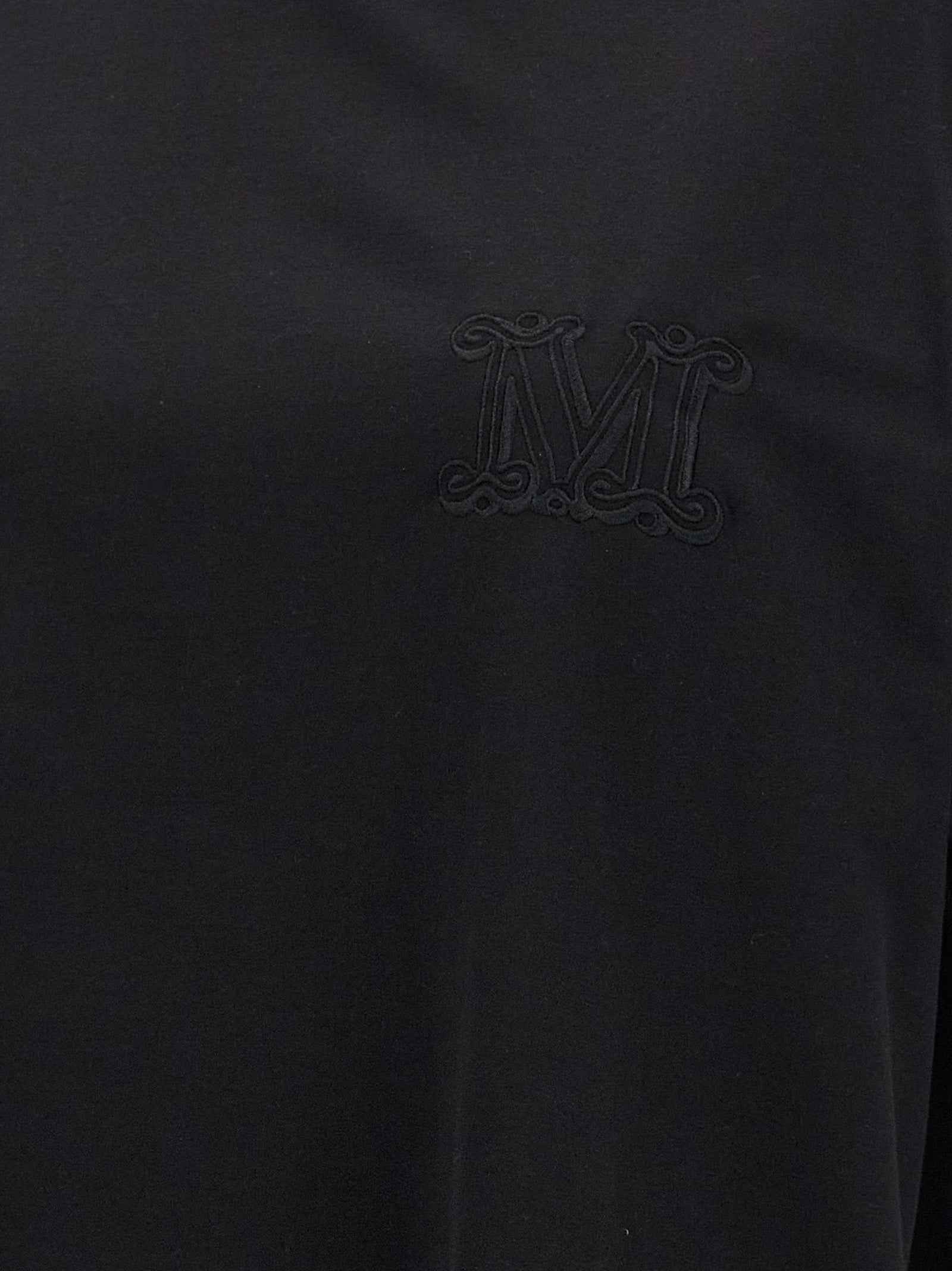 Max Mara Black Cotton T-Shirt