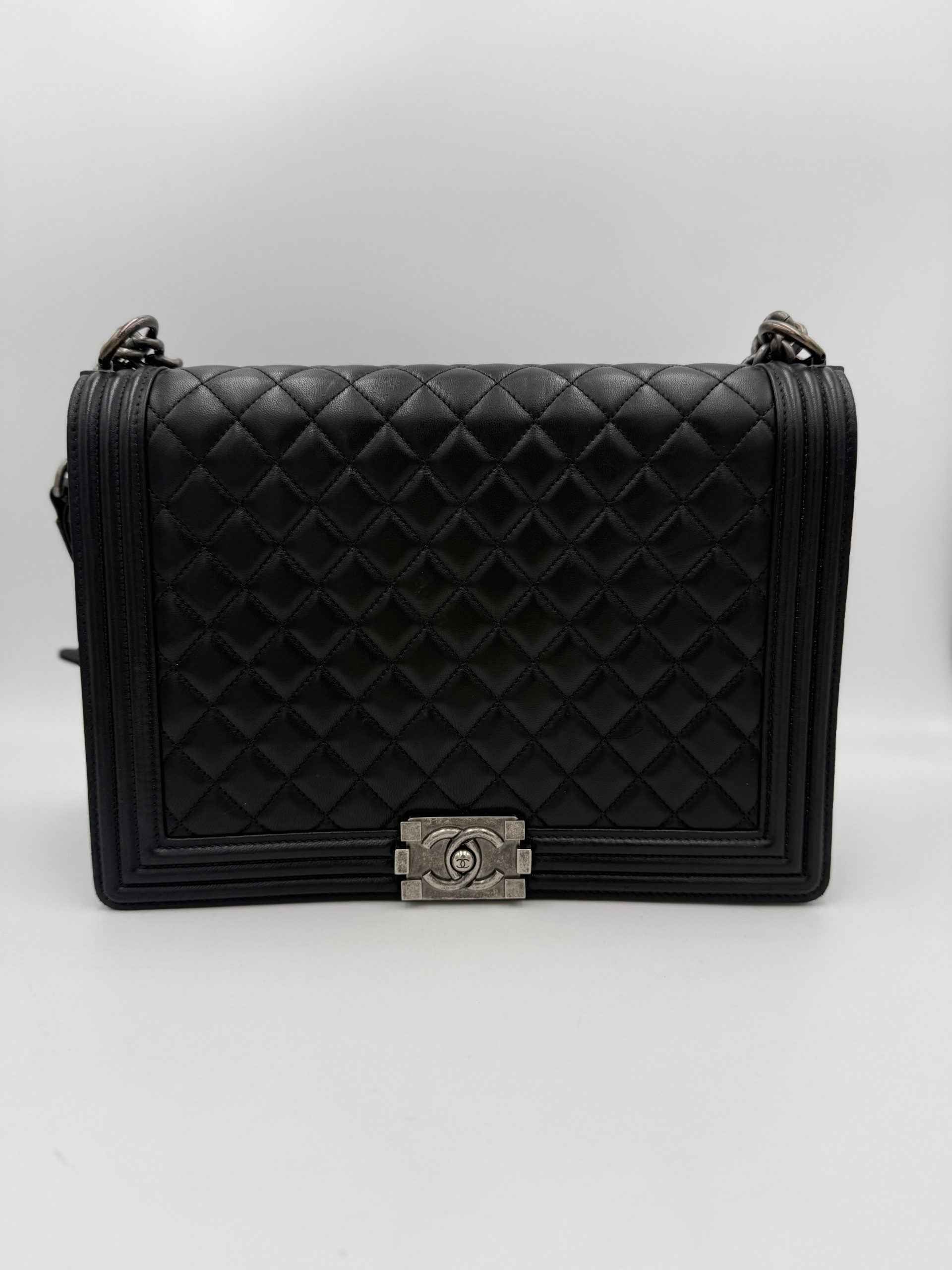 Chanel Bicolor Leather Handbag