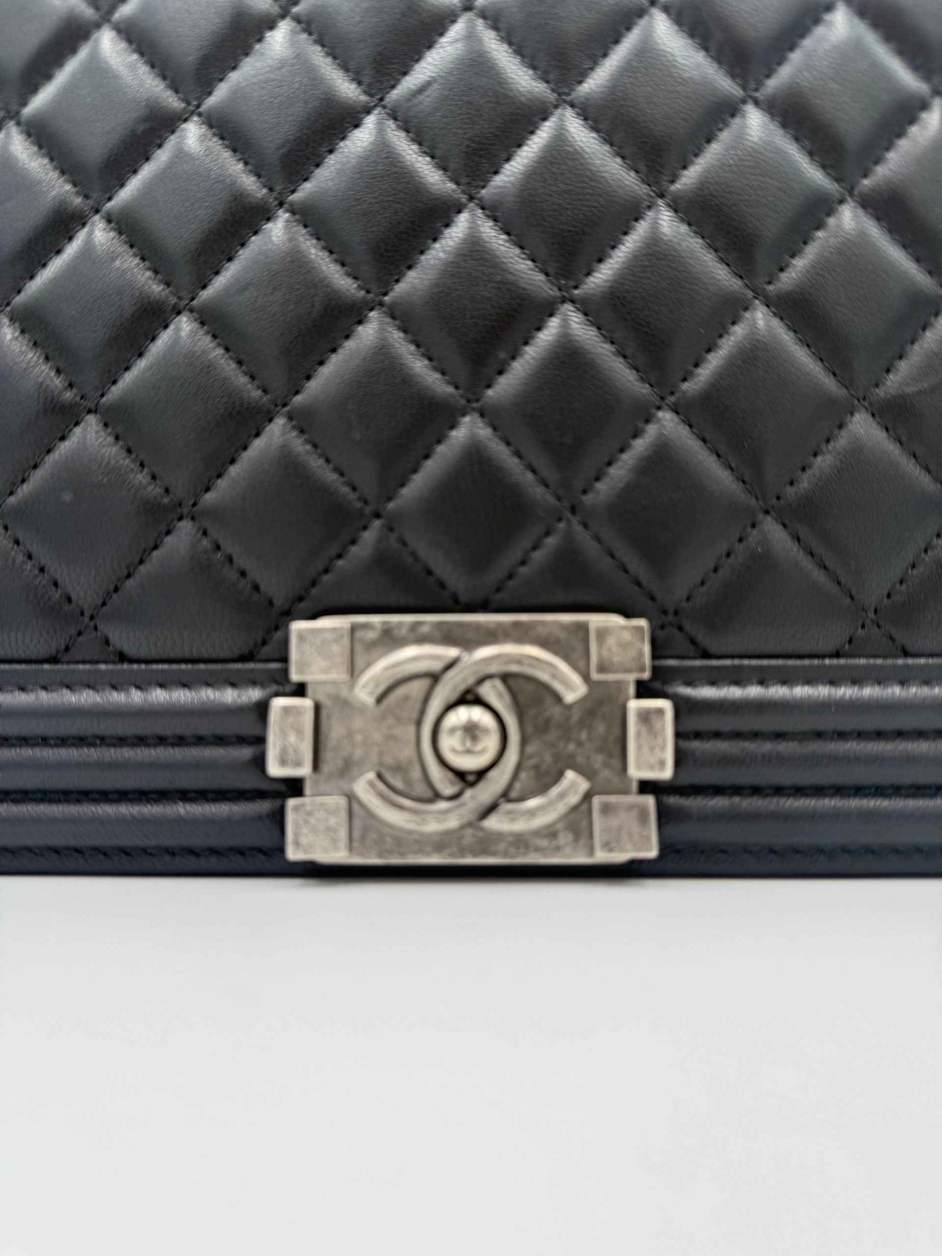 Chanel Bicolor Leather Handbag