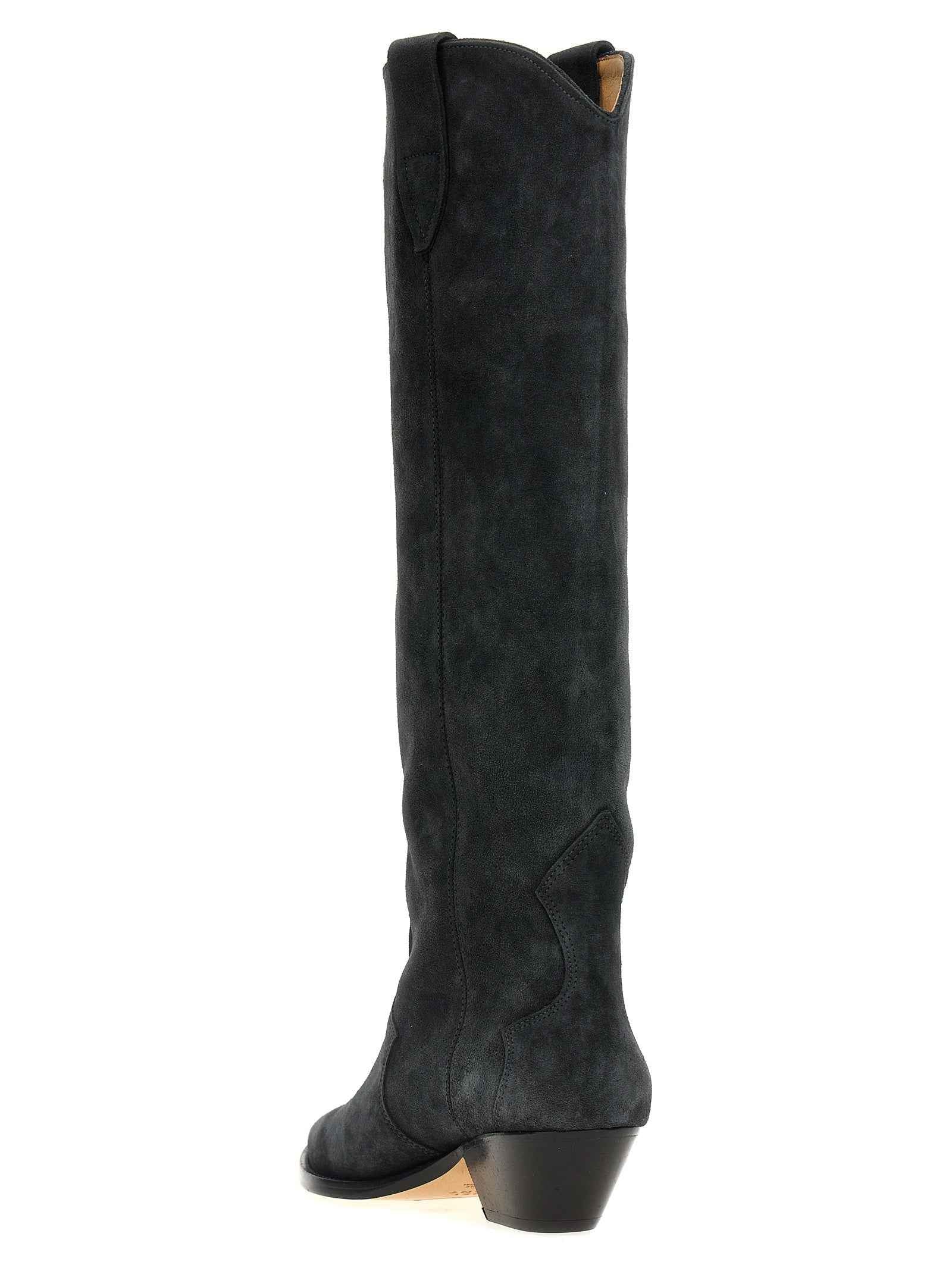 Isabel Marant Black Calfskin Chelsea Boots