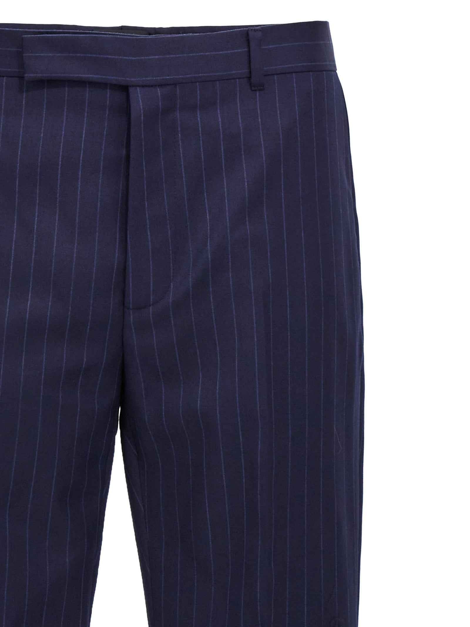 Givenchy Blue Wool Dress Pants