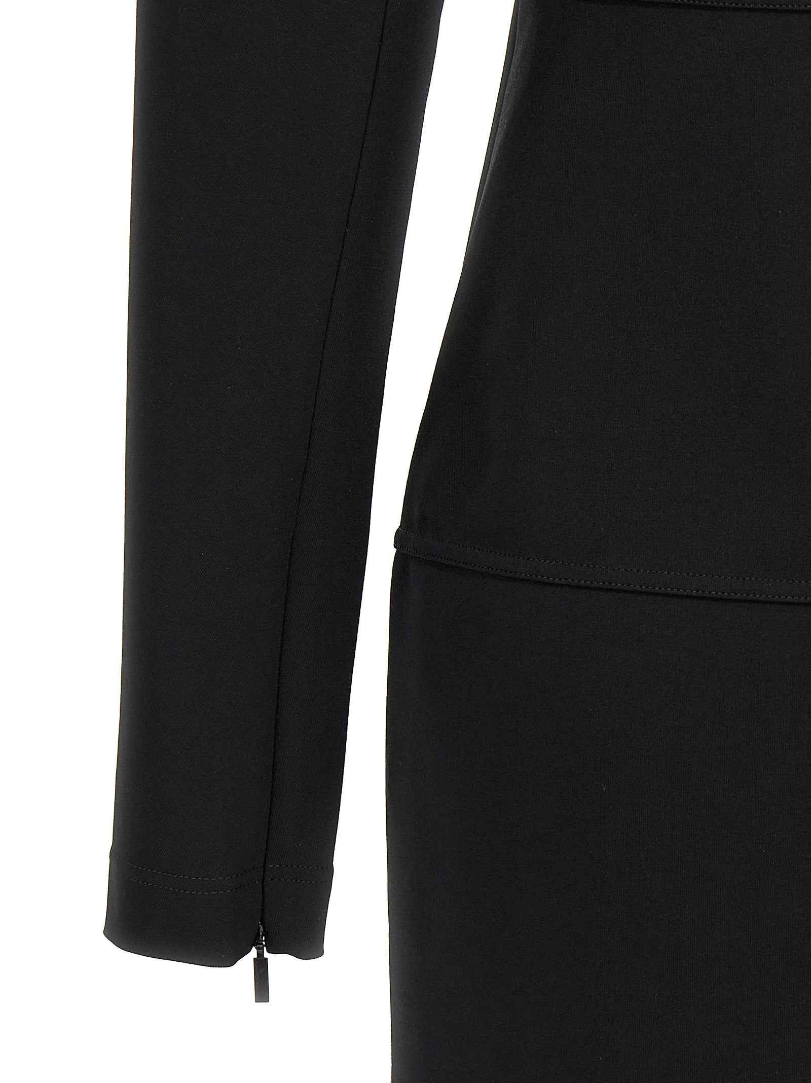 Fendi Black Viscose Midi Dress