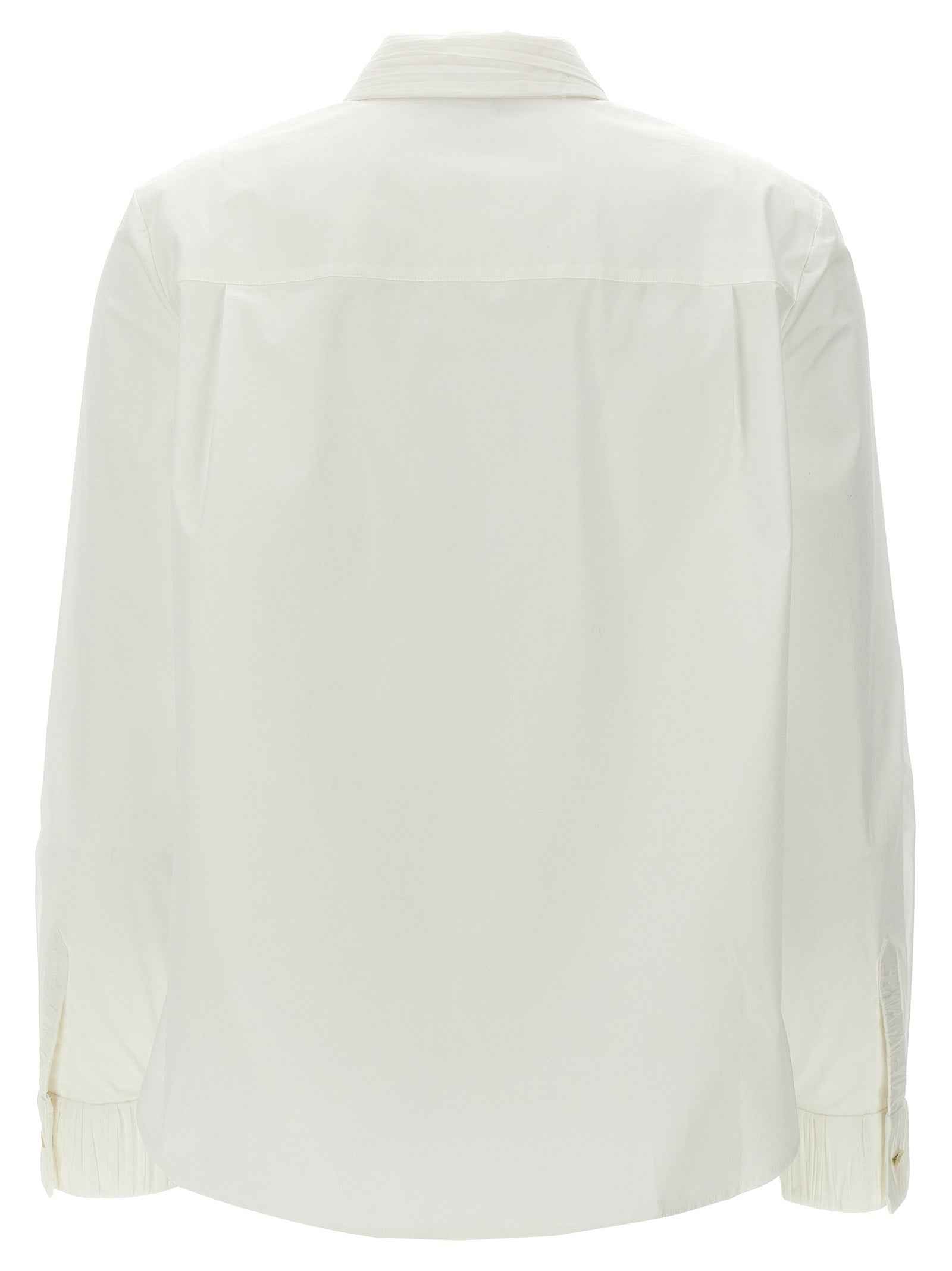 Tory Burch White Cotton Blouse