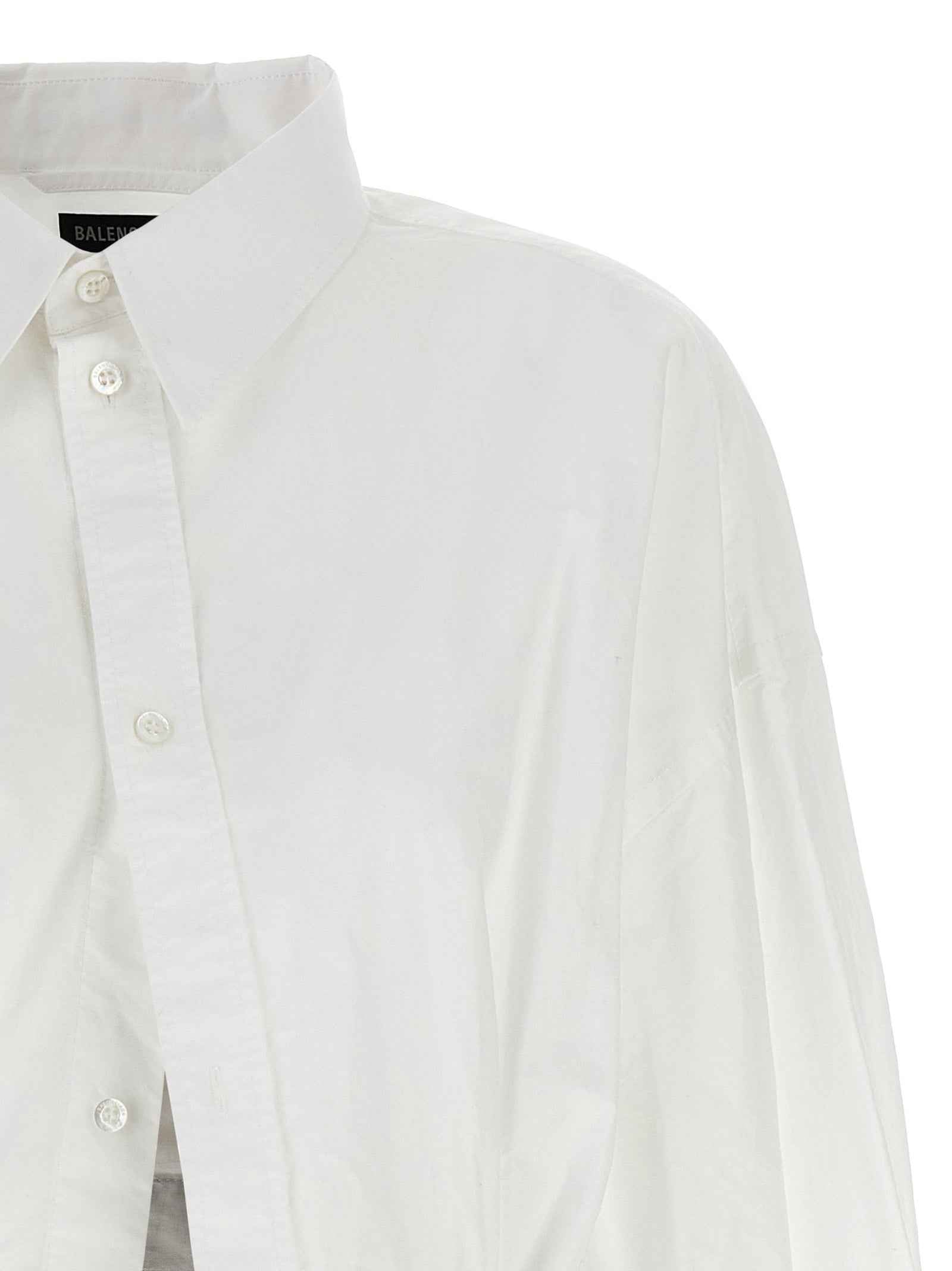 Balenciaga White Cotton Blouse