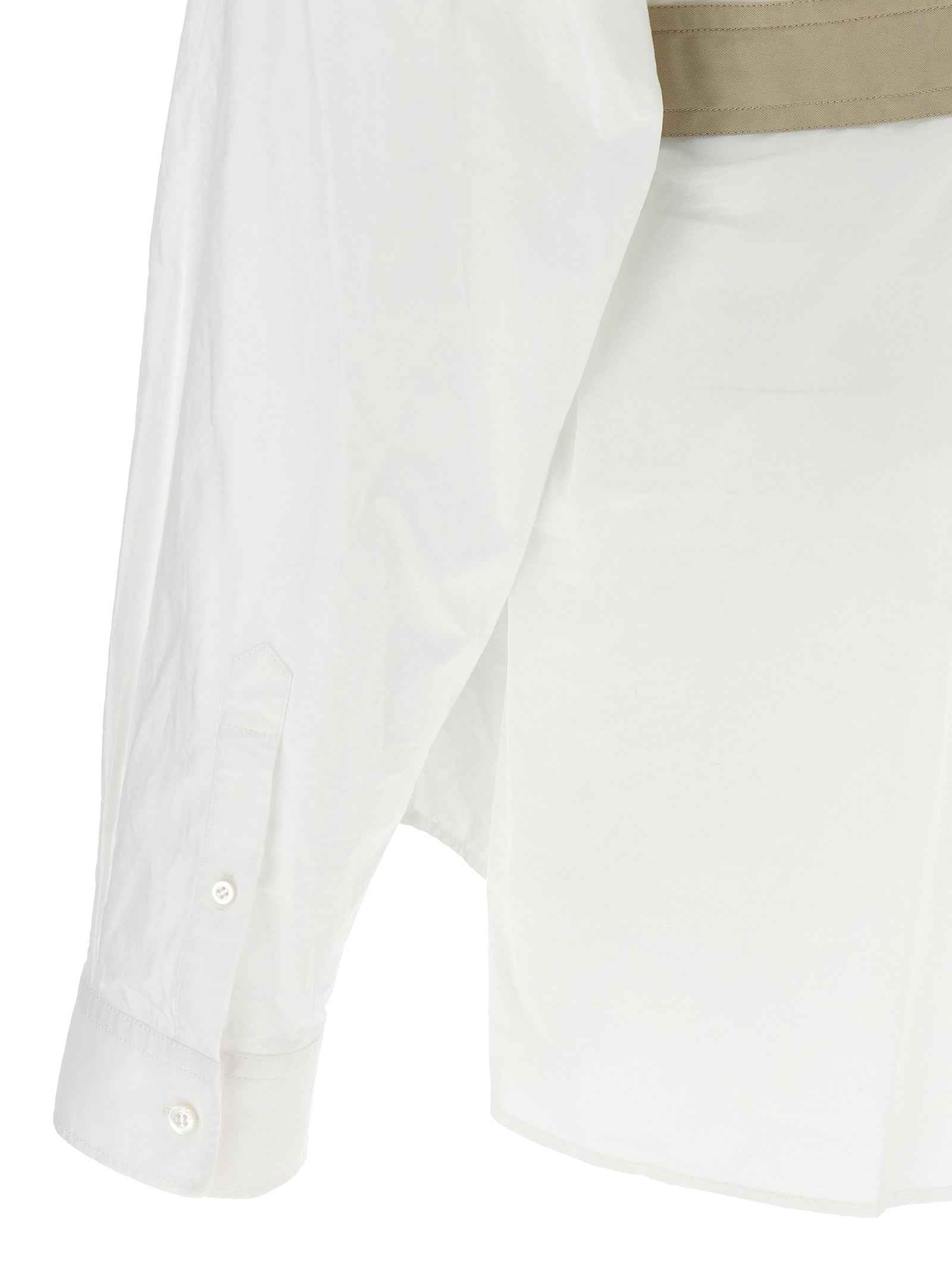 Balenciaga White Cotton Blouse