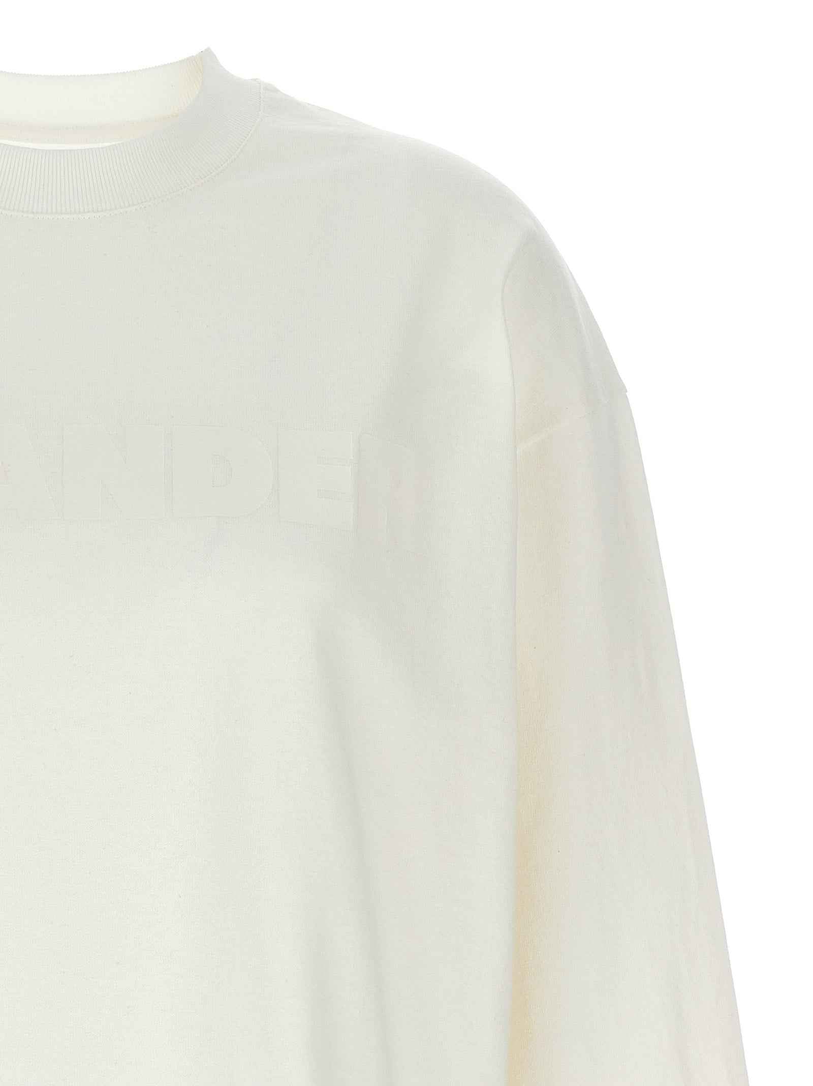 Jil Sander White Cotton Long Sleeve T-Shirt