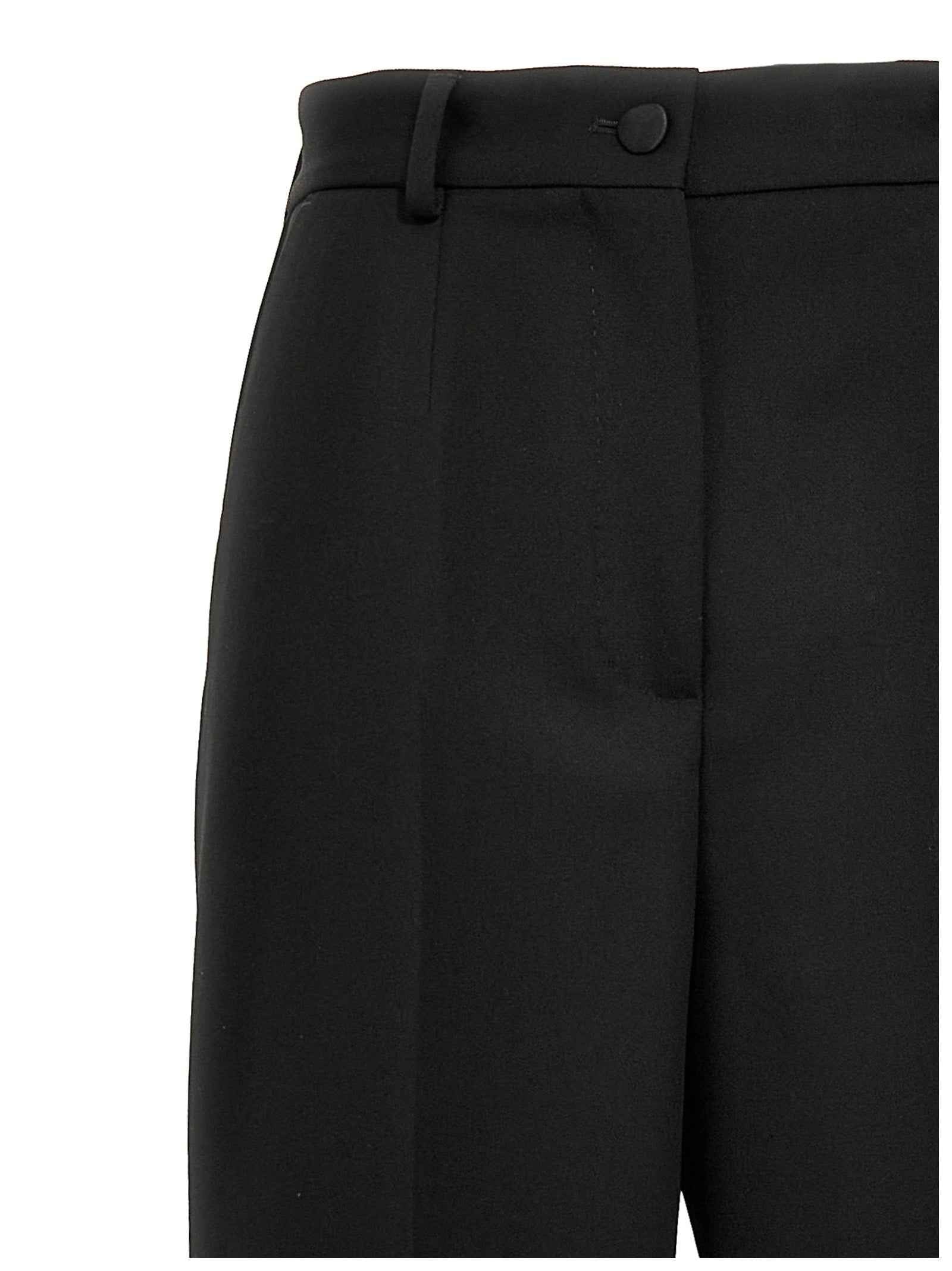 Dolce & Gabbana Black Virgin Wool Tuxedo