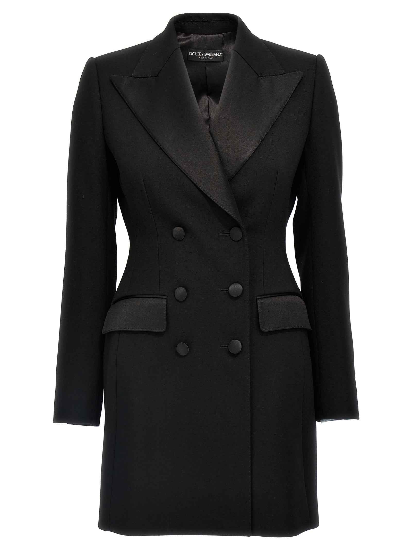 Dolce & Gabbana Black Virgin Wool Blazer