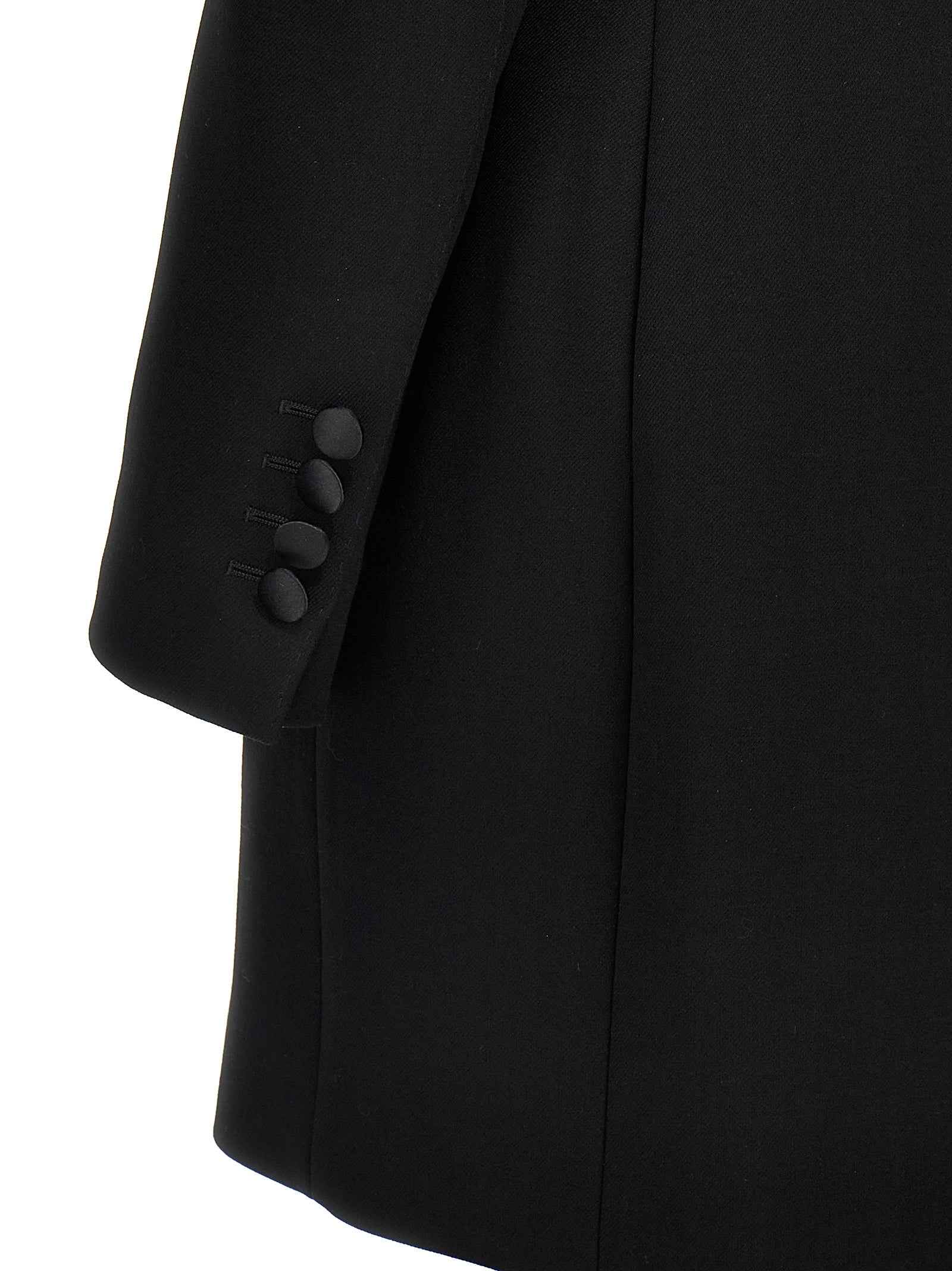 Dolce & Gabbana Black Virgin Wool Blazer