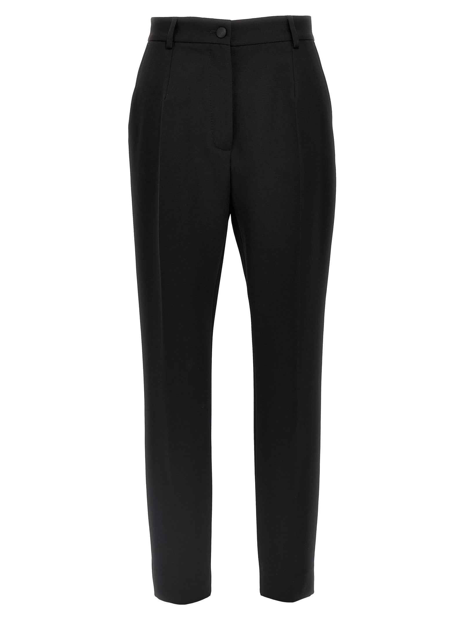 Dolce & Gabbana Black Virgin Wool Tuxedo