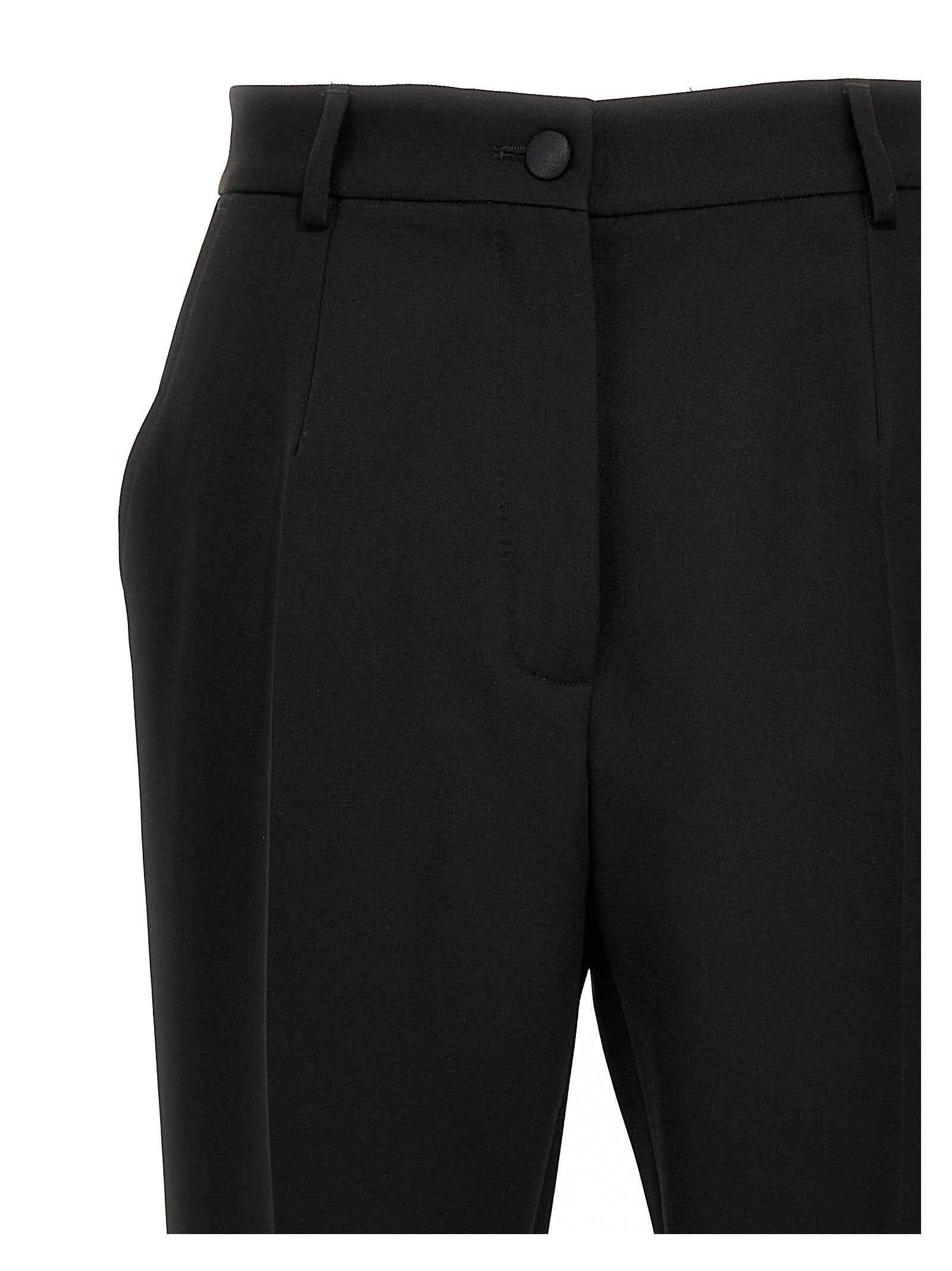 Dolce & Gabbana Black Virgin Wool Tuxedo