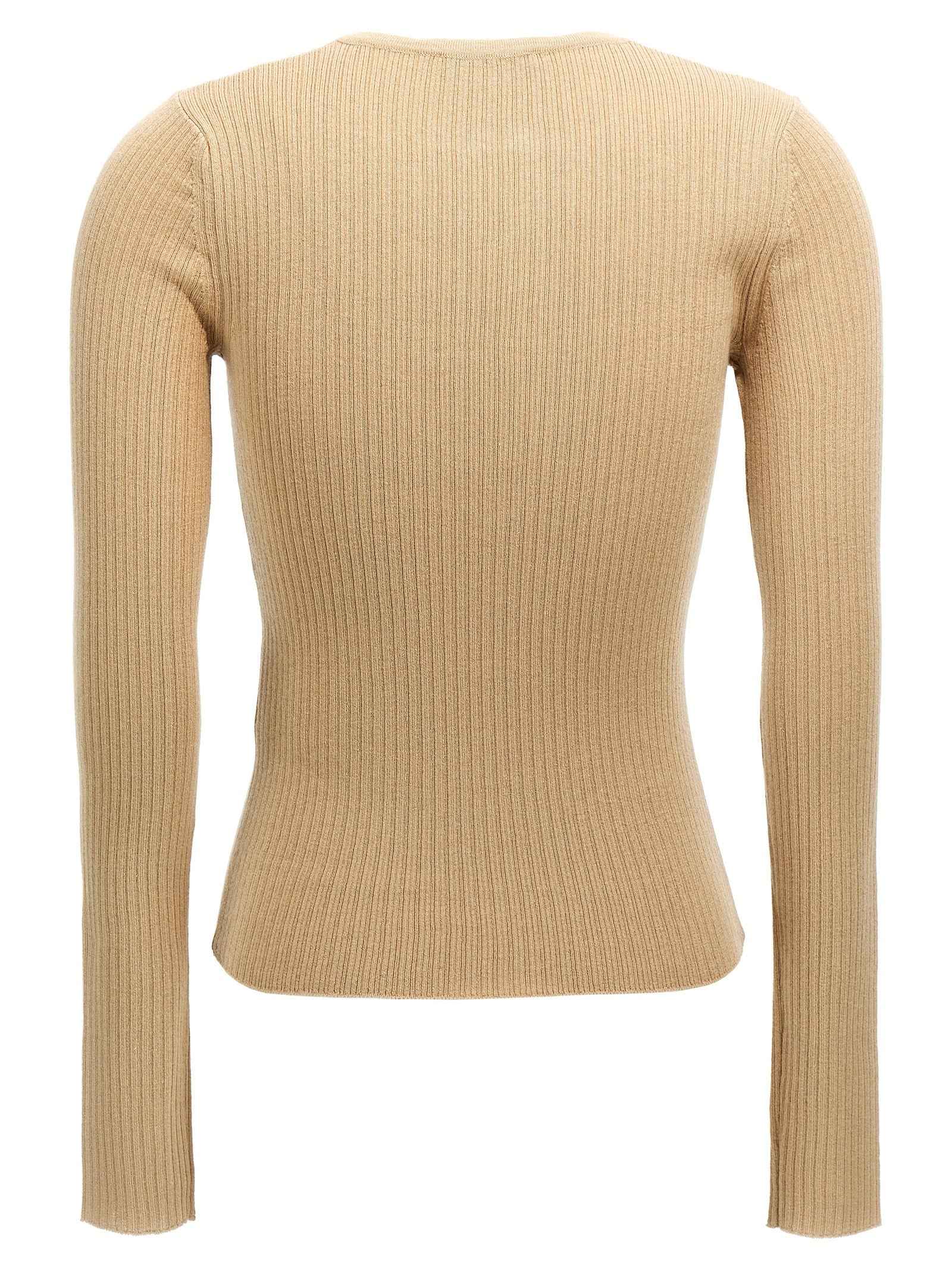 Max Mara Beige Silk Cardigan