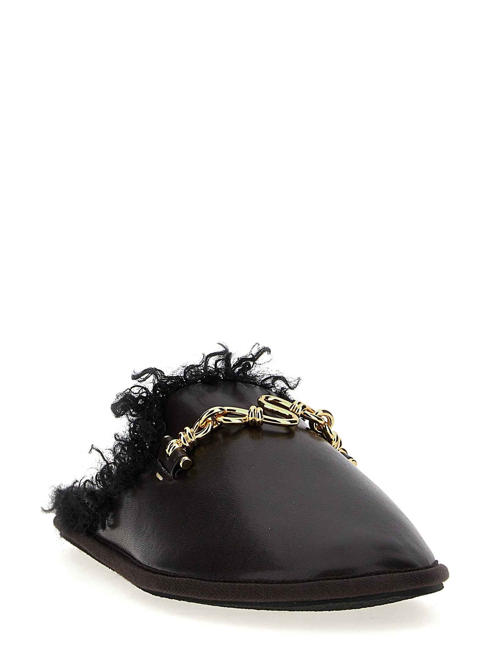 Stella McCartney Brown Polyethylene Mules