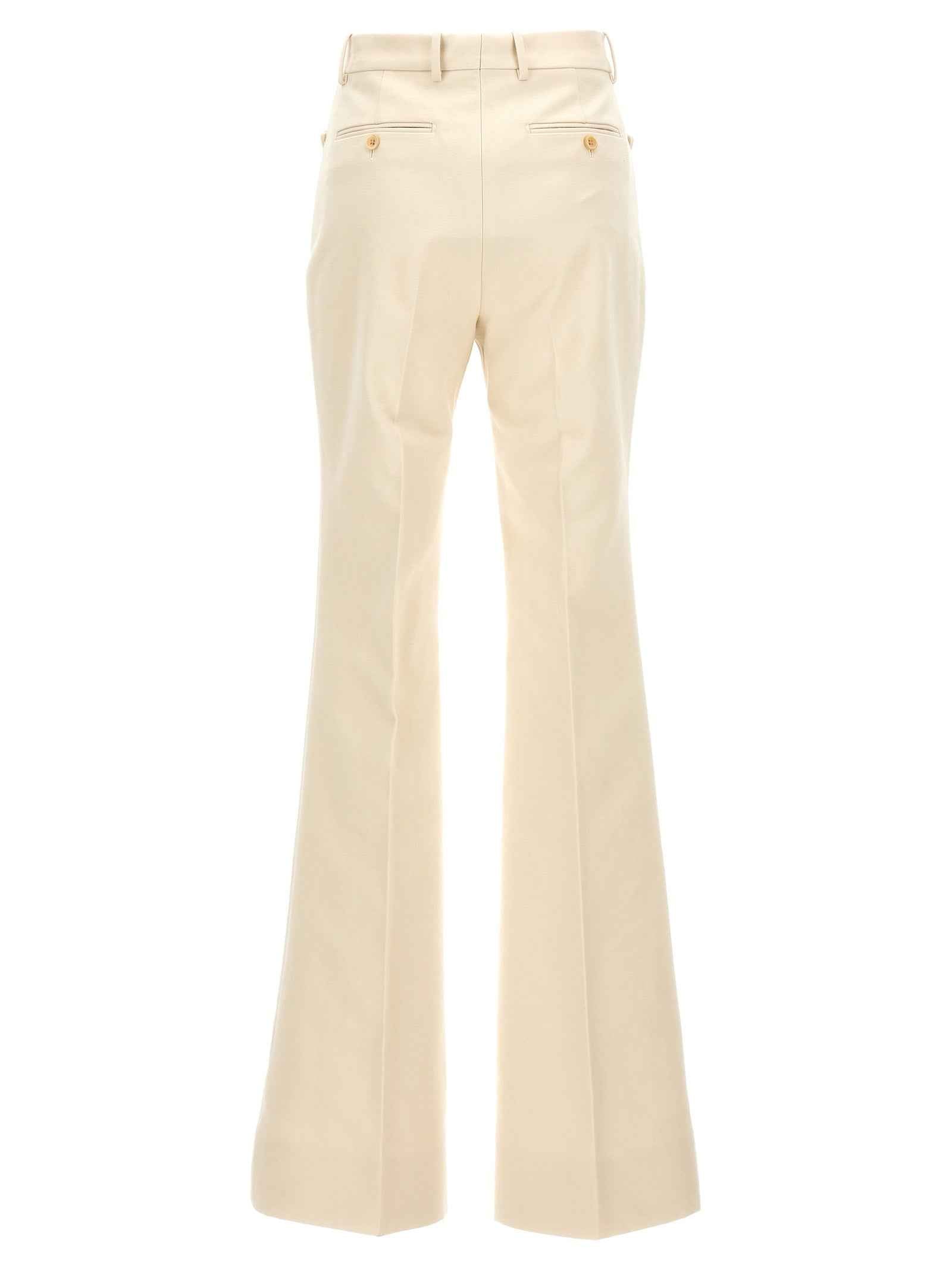 Tom Ford White Cotton Flared Pants