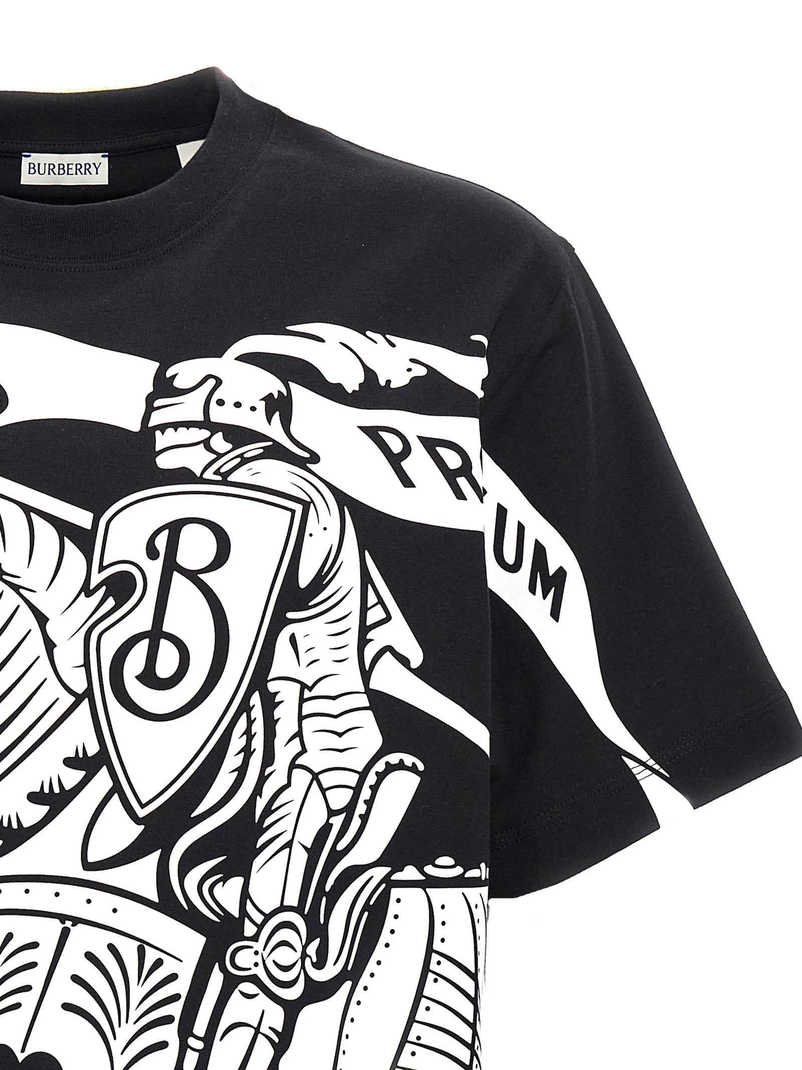 Burberry Bicolor Cotton T-Shirt