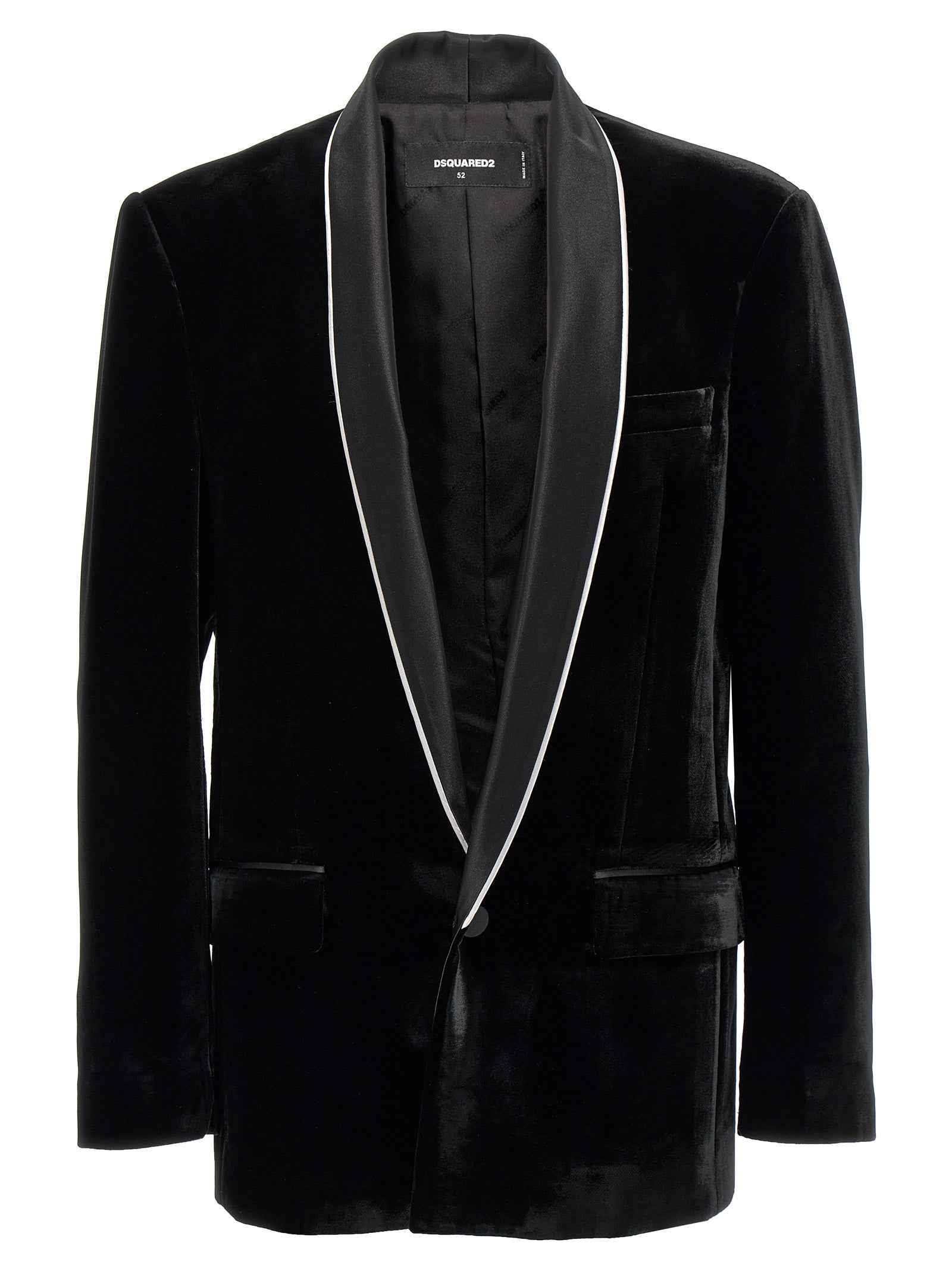 Dsquared² Black Viscose Blazer