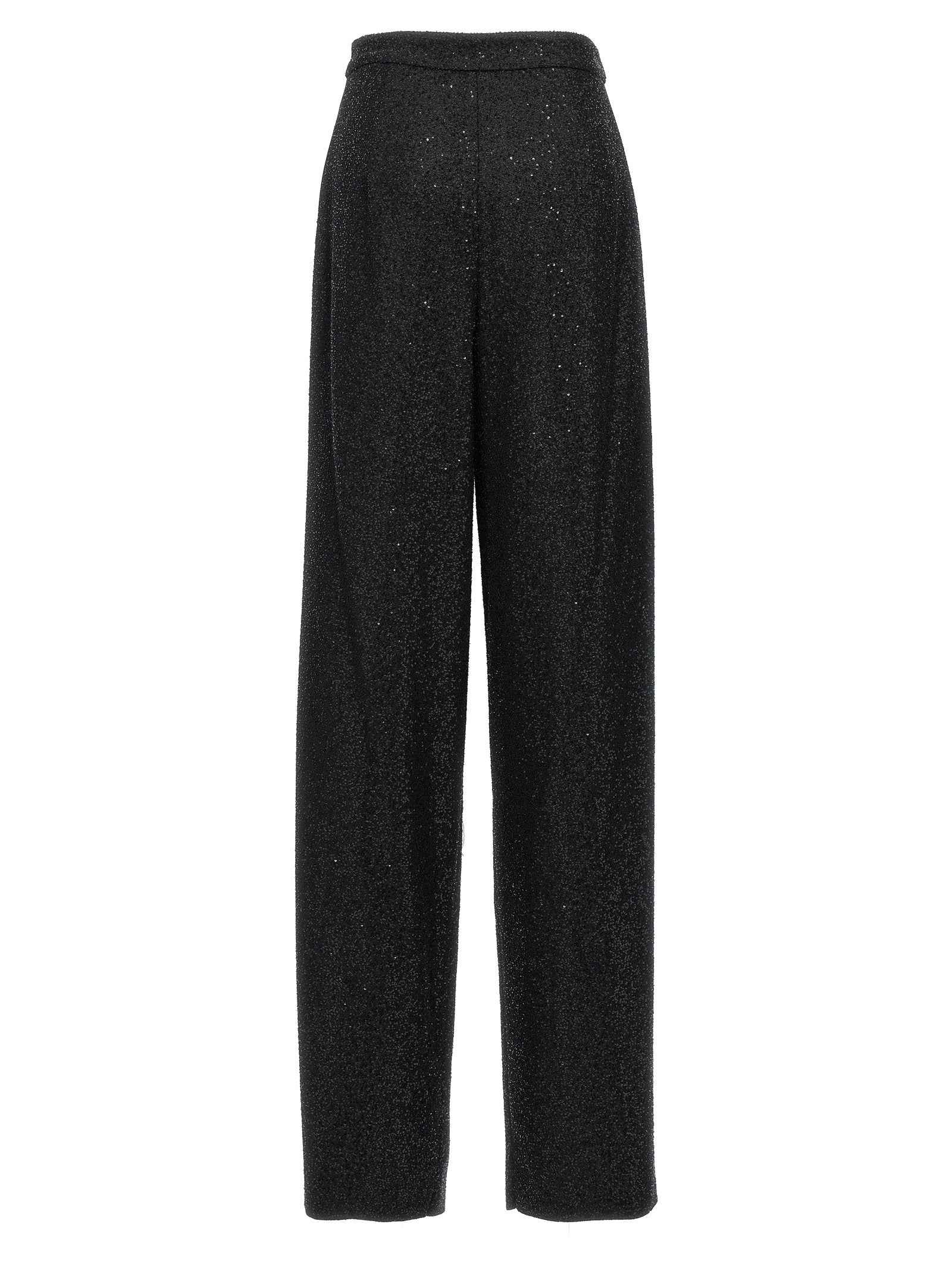 Max Mara Black Viscose Dress Pants