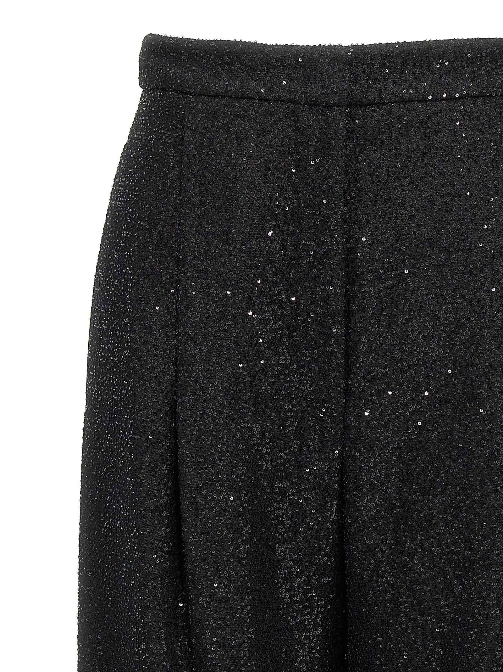 Max Mara Black Viscose Dress Pants