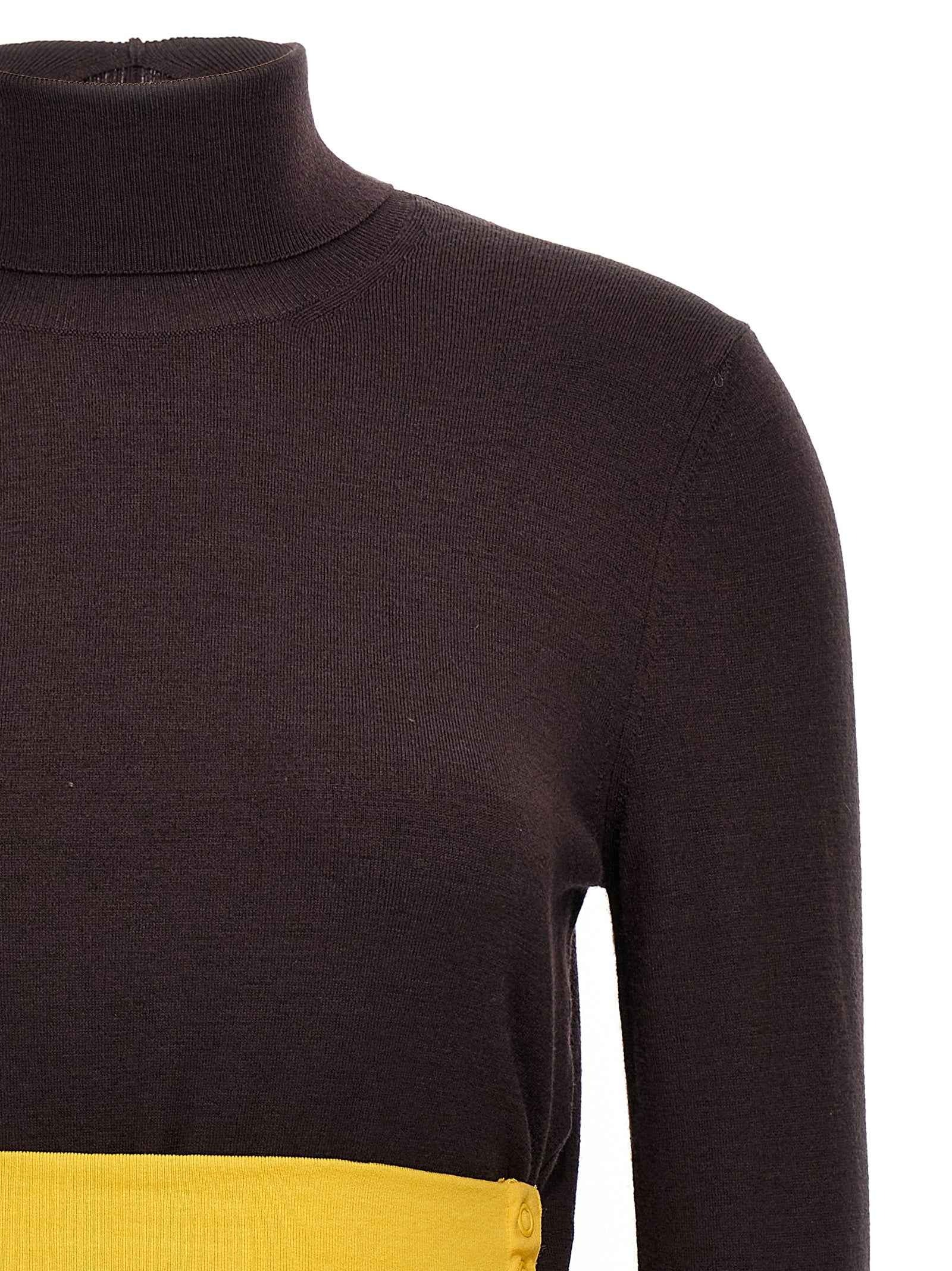 Fendi Purple Virgin Wool Cardigan