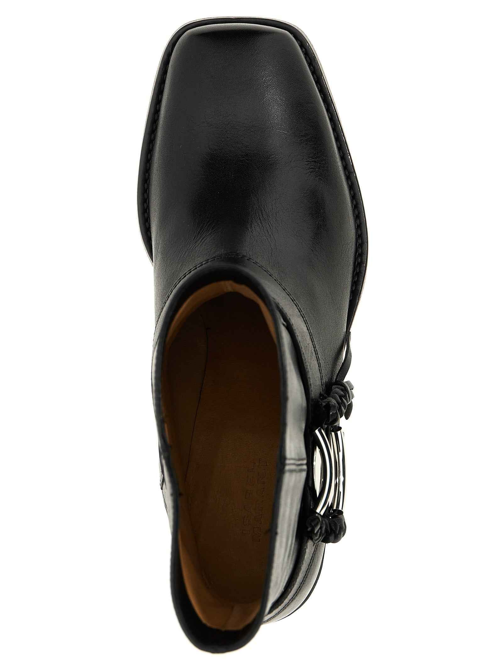 Isabel Marant Black Cowhide Chelsea Boots