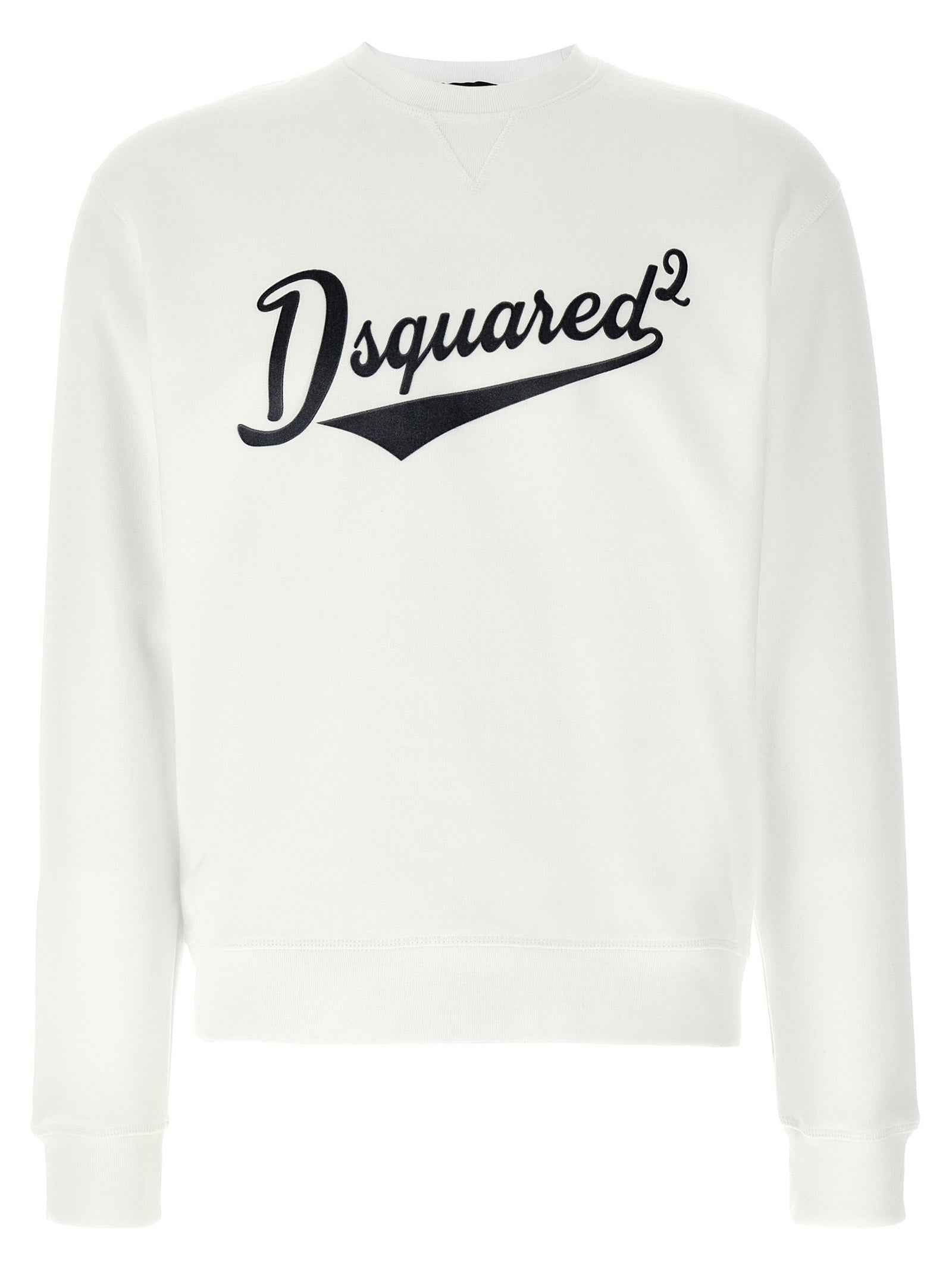 Dsquared² White Cotton Sweatshirt