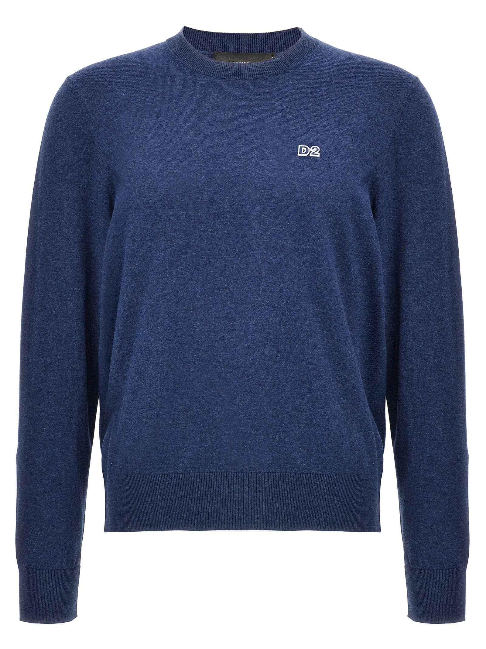 Dsquared² Blue Cotton Cardigan