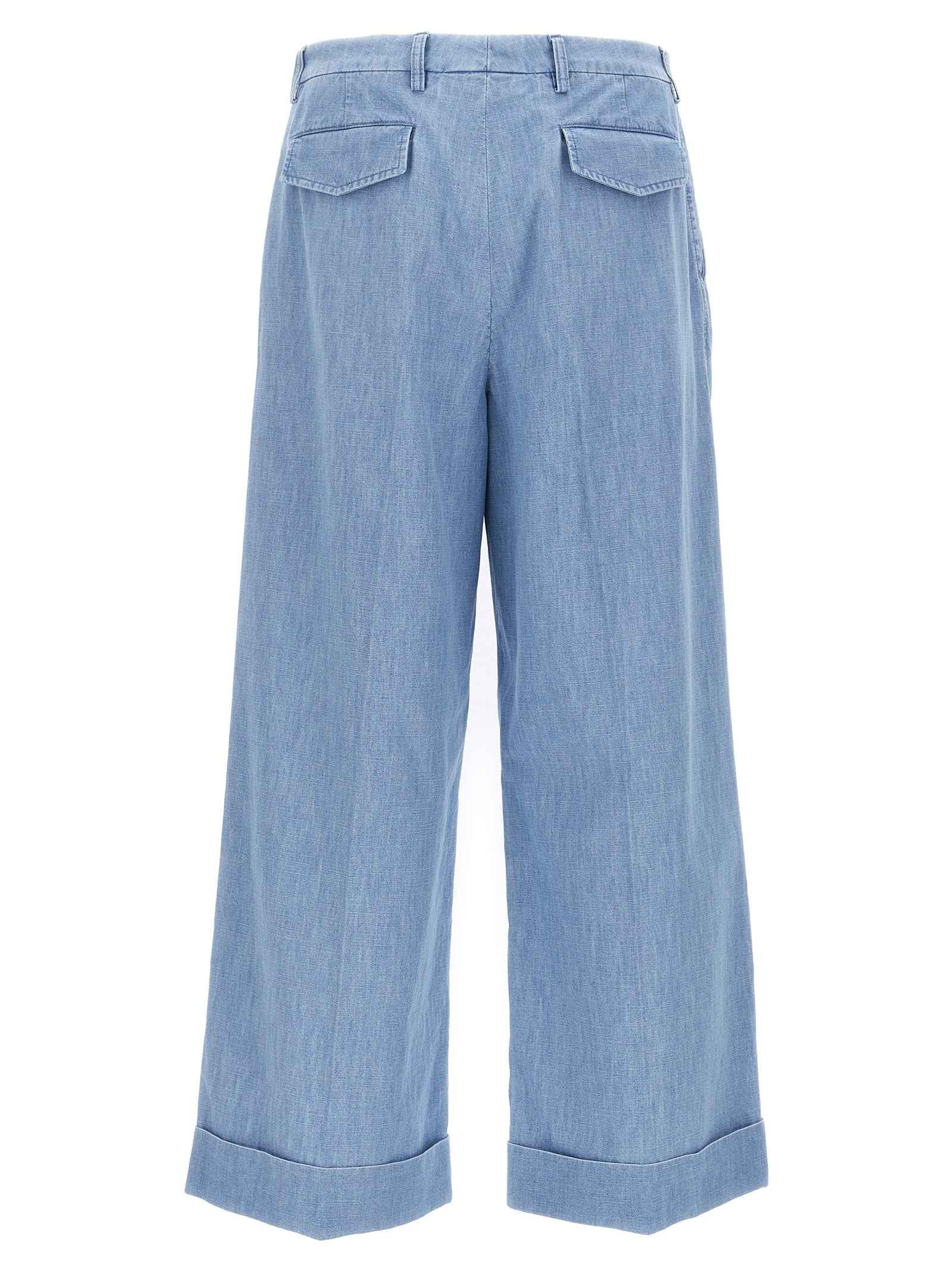 Valentino Garavani Blue Cotton Jeans Denim
