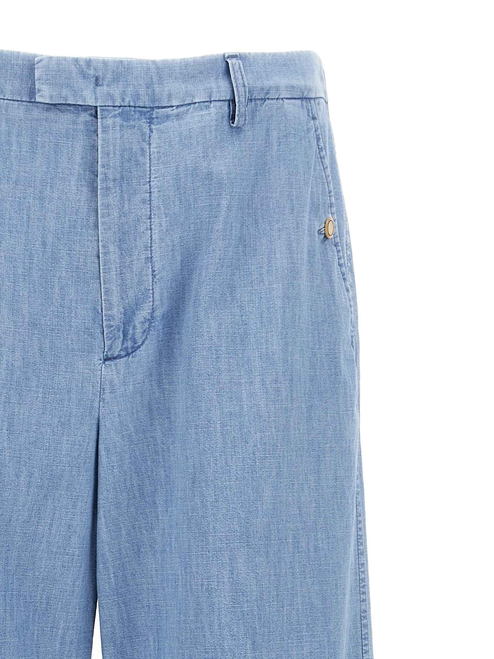 Valentino Garavani Blue Cotton Jeans Denim