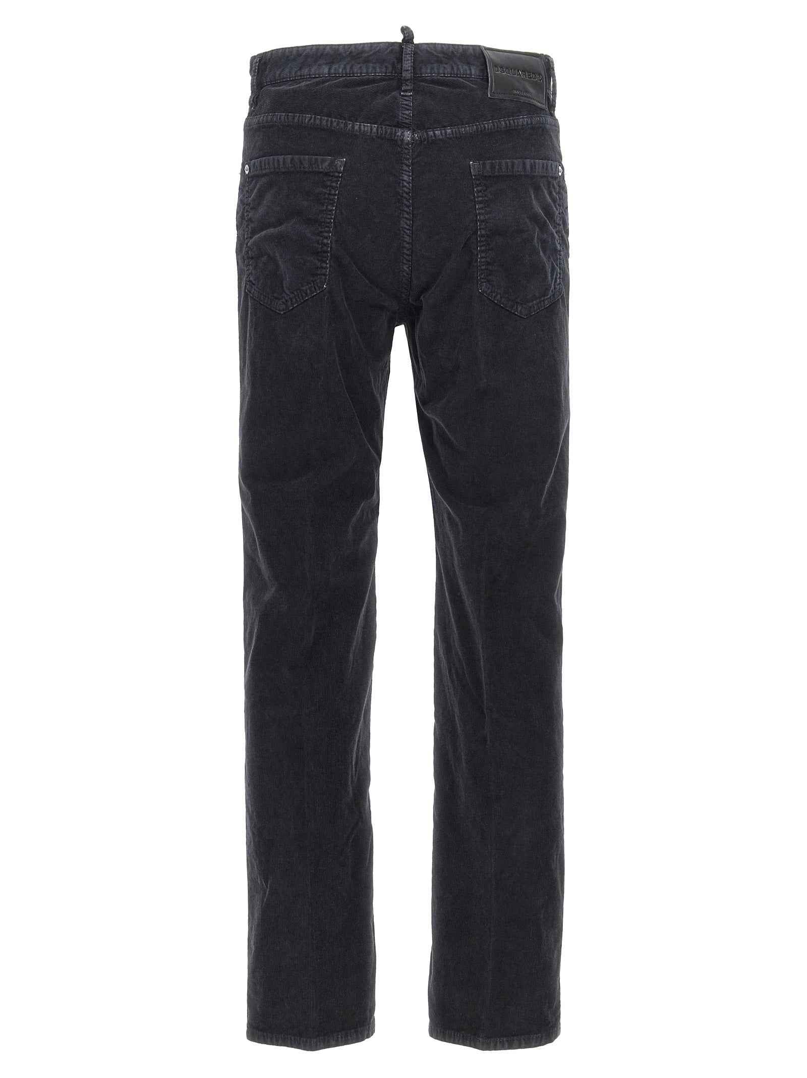 Dsquared² Blue Cotton Casual Pants