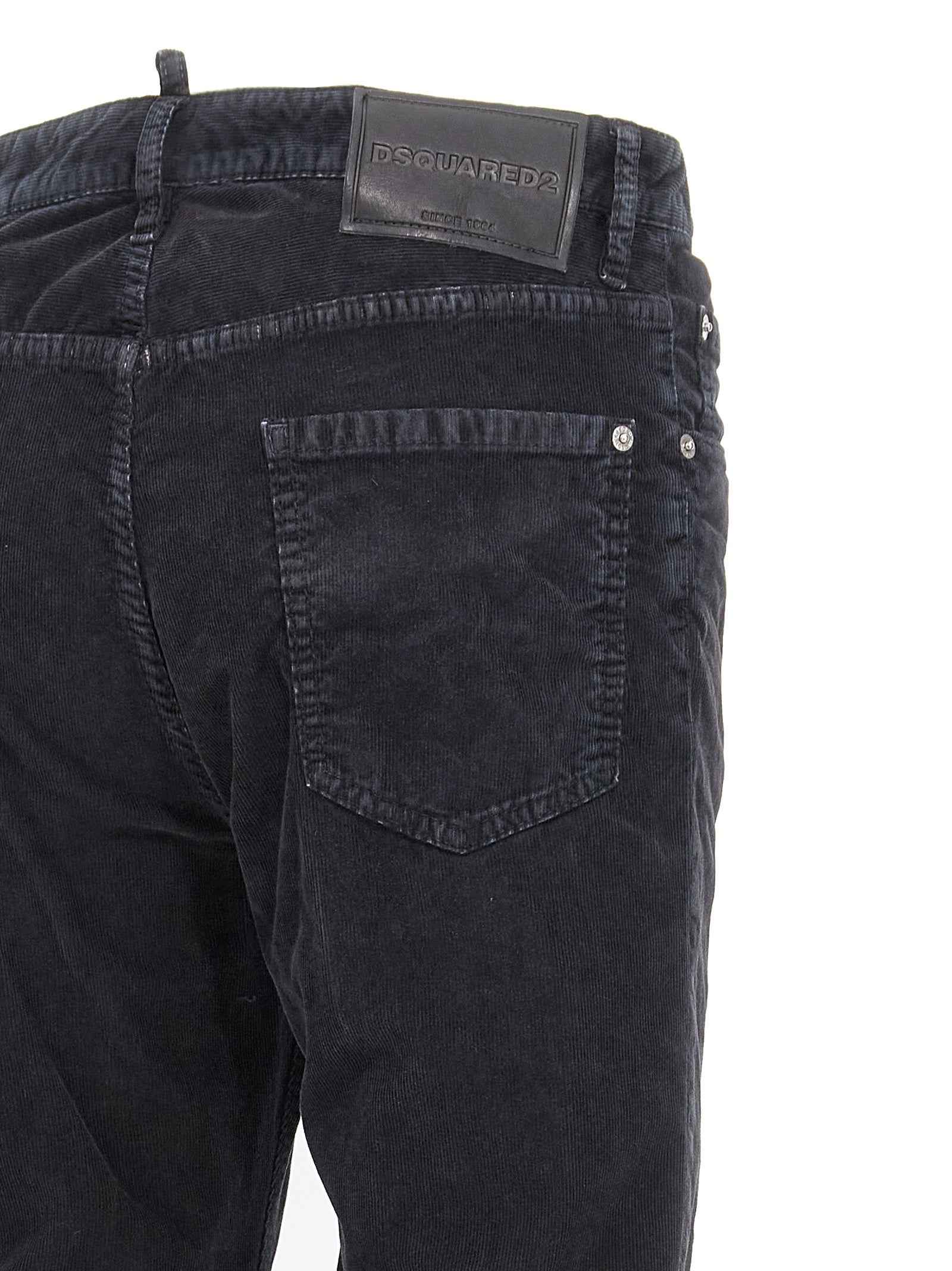 Dsquared² Blue Cotton Casual Pants