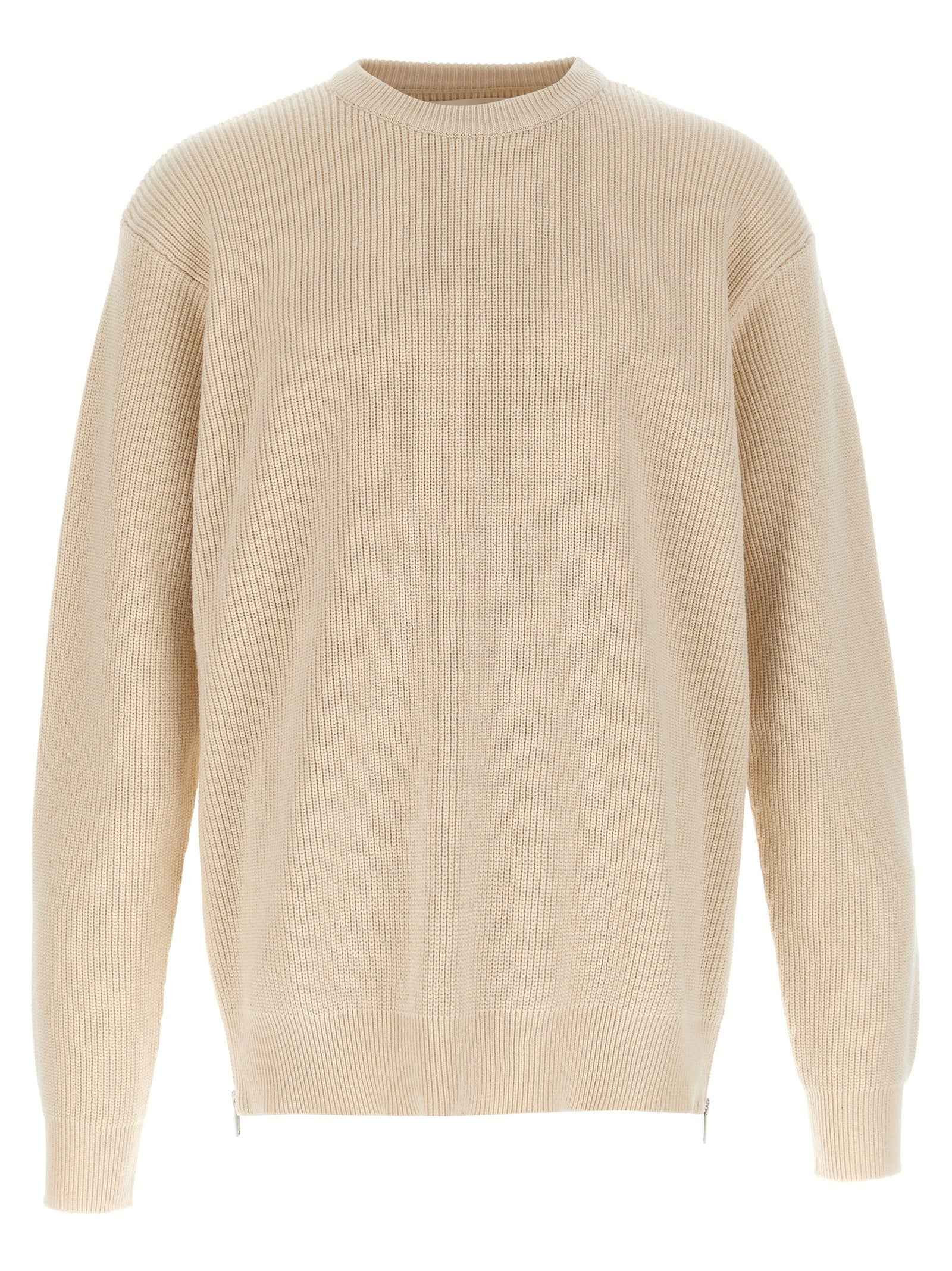 Jil Sander Beige Cotton Cardigan