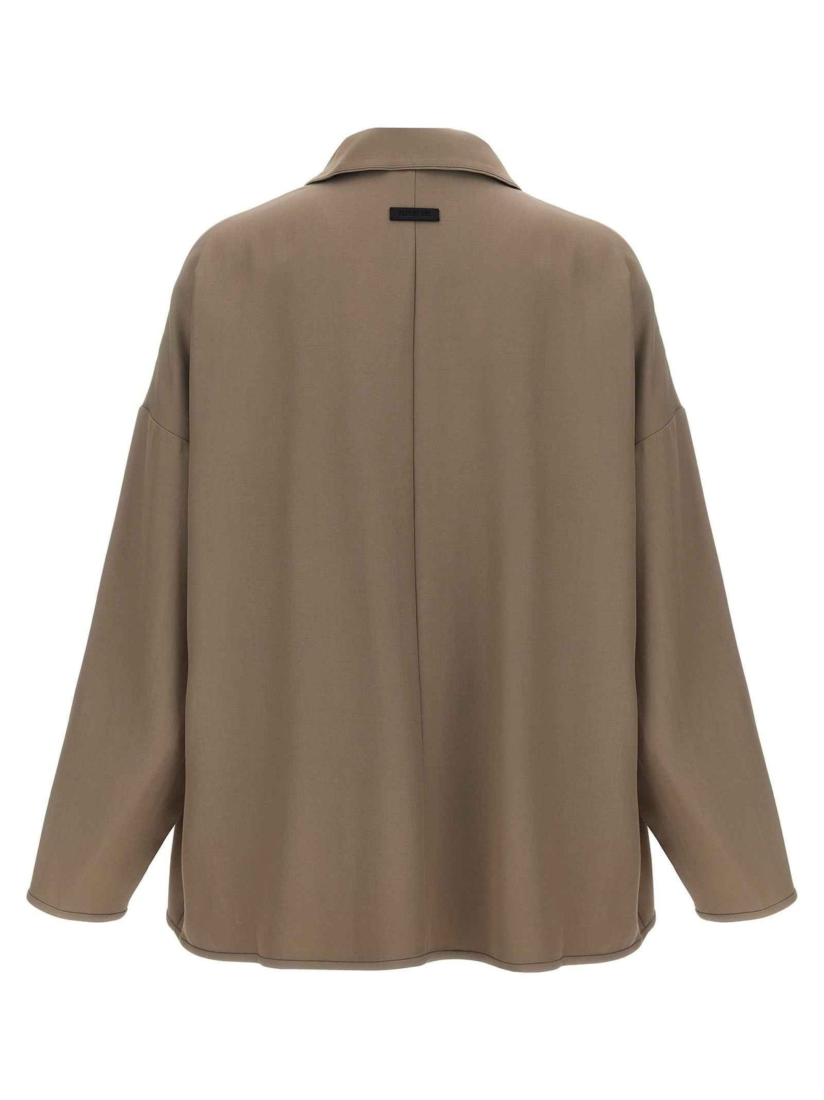 Fear Of God Beige Virgin Wool Full-Length Jacket