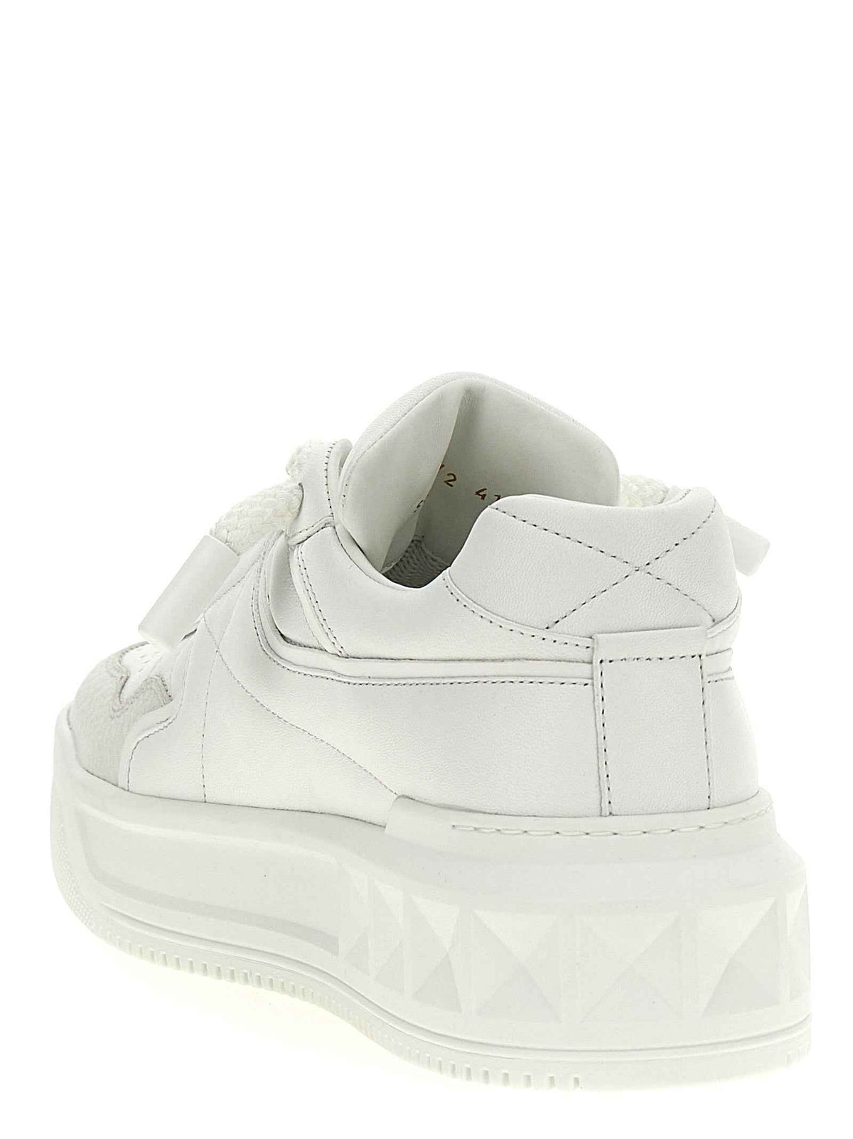 Valentino Garavani White Calfskin Chunky Sneakers