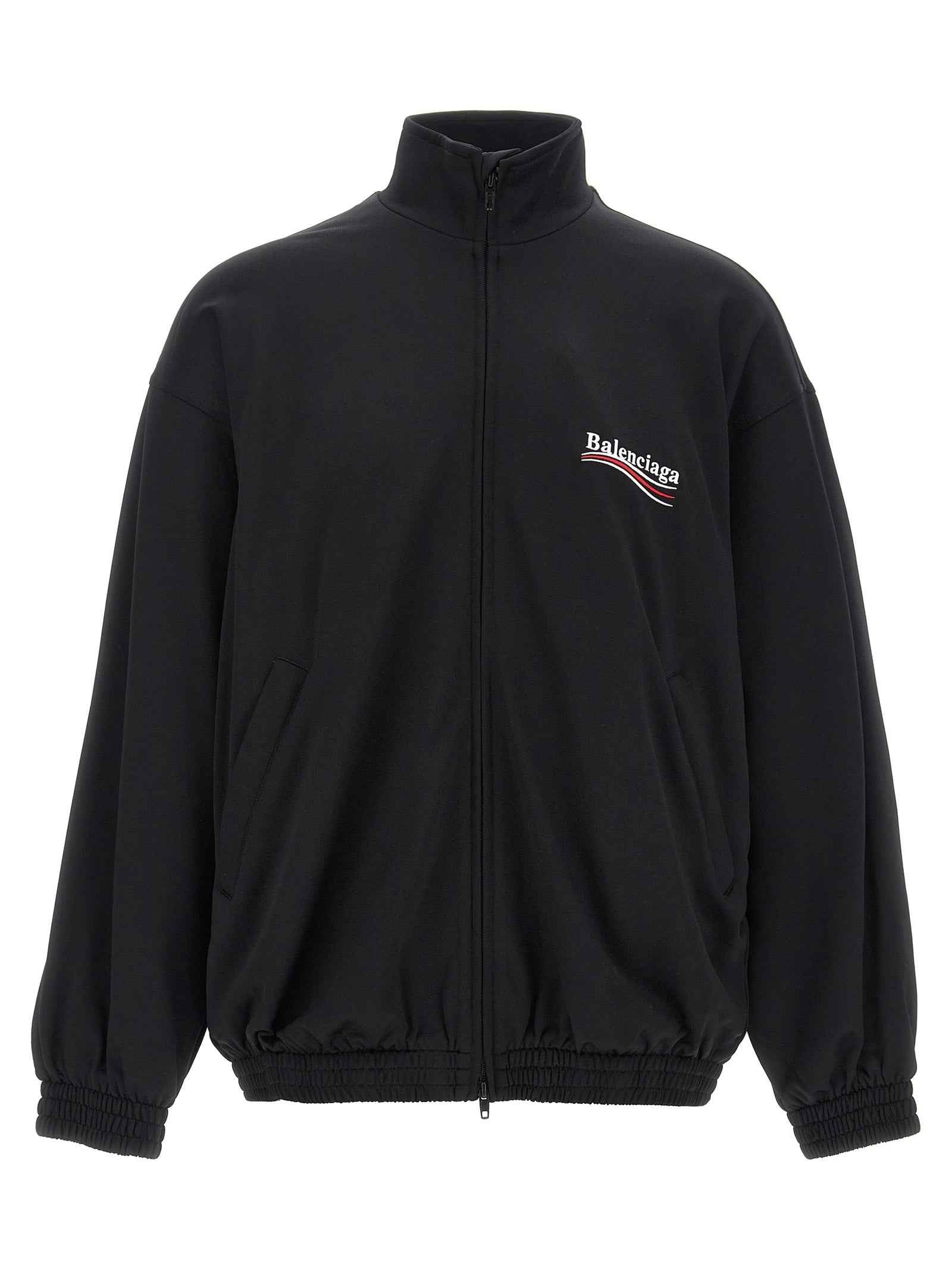 Balenciaga Black Polyamide Sweatshirt