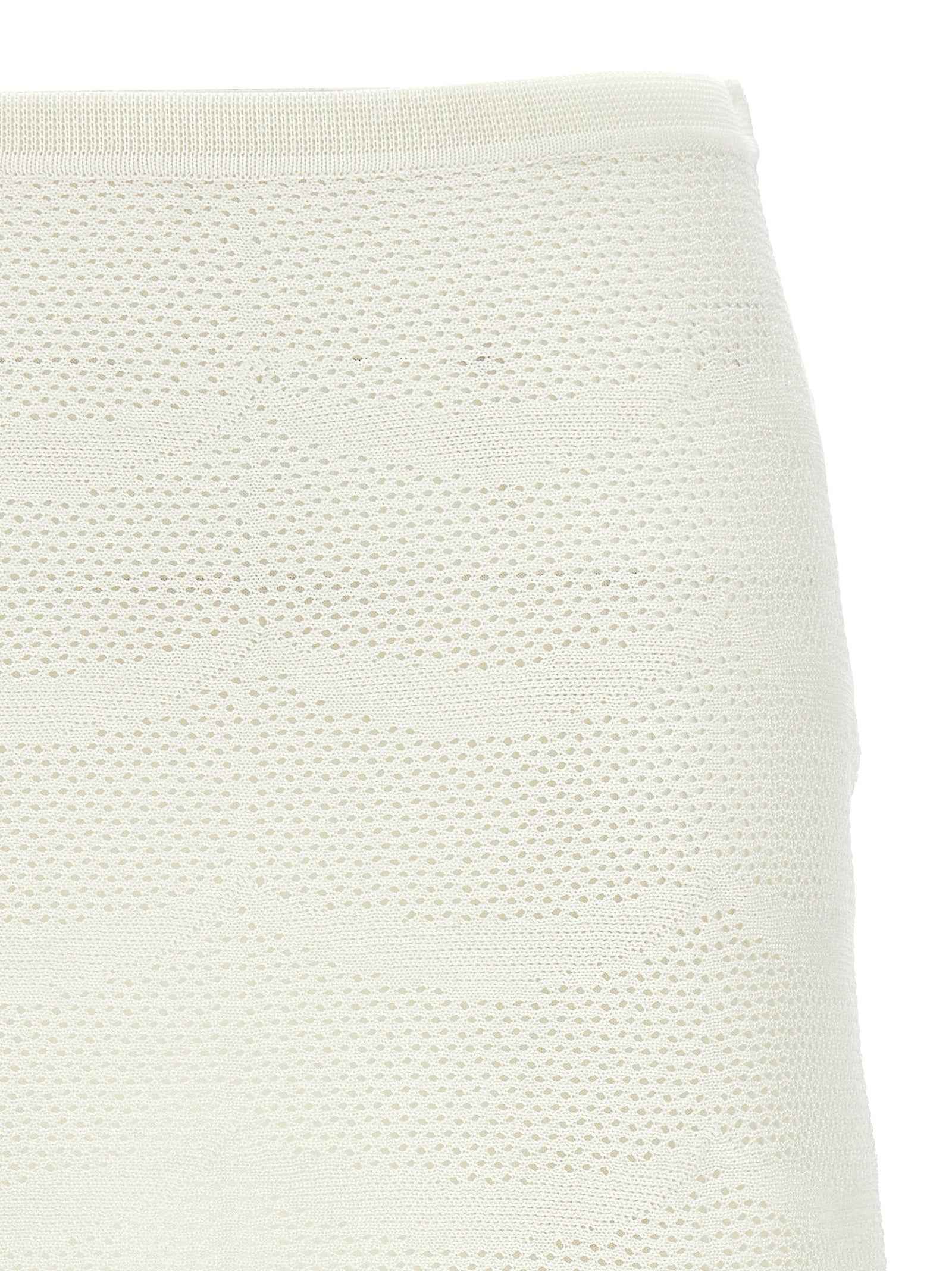 Tom Ford White Cotton Long Skirt