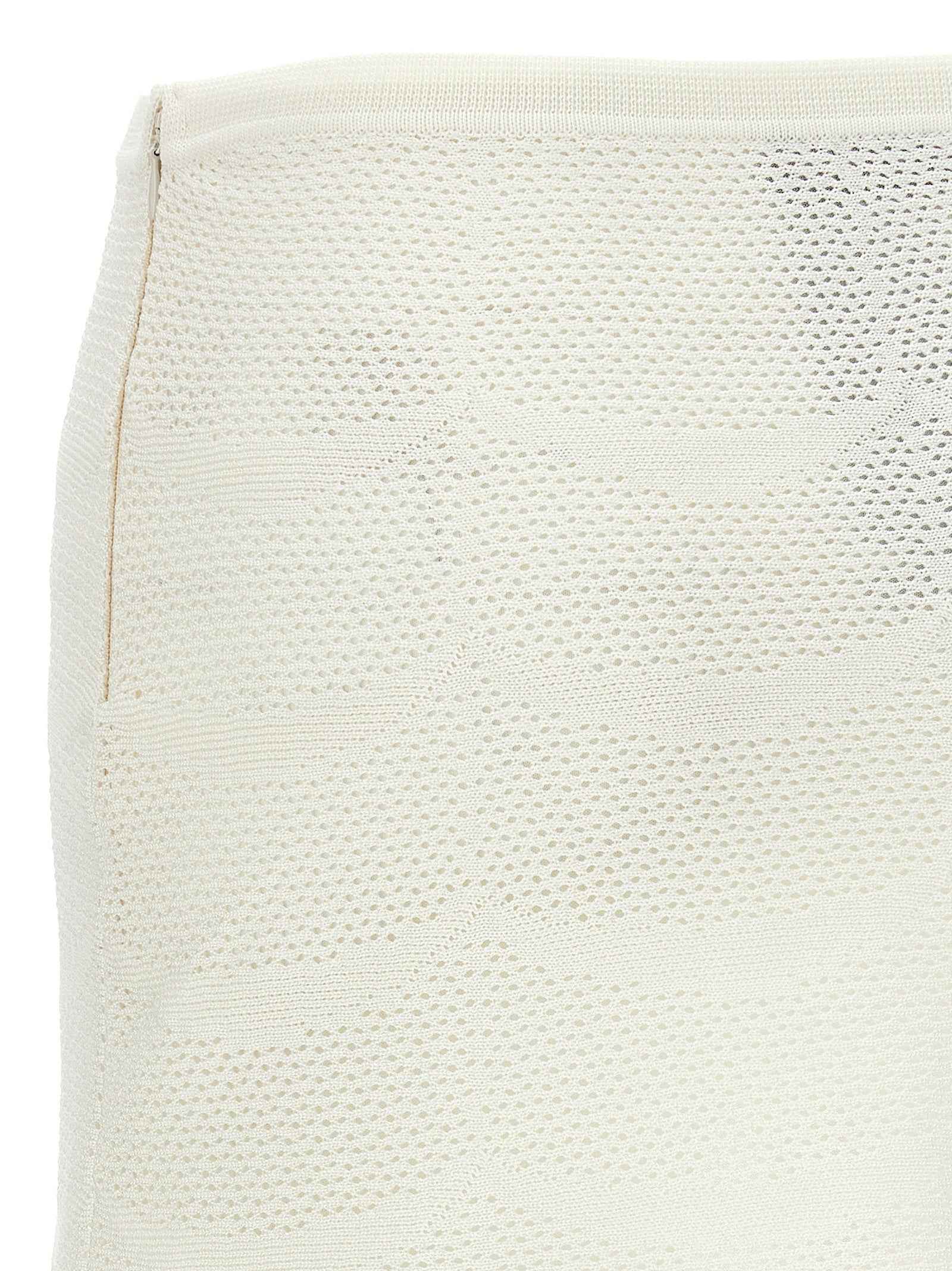 Tom Ford White Cotton Long Skirt
