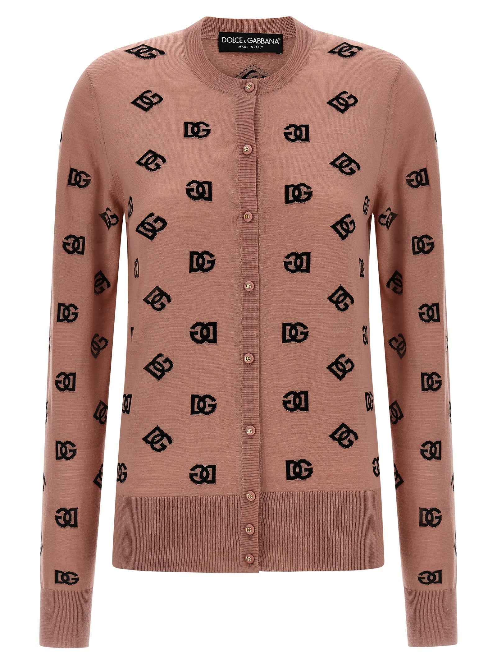 Dolce & Gabbana Multicolor Virgin Wool Cardigan