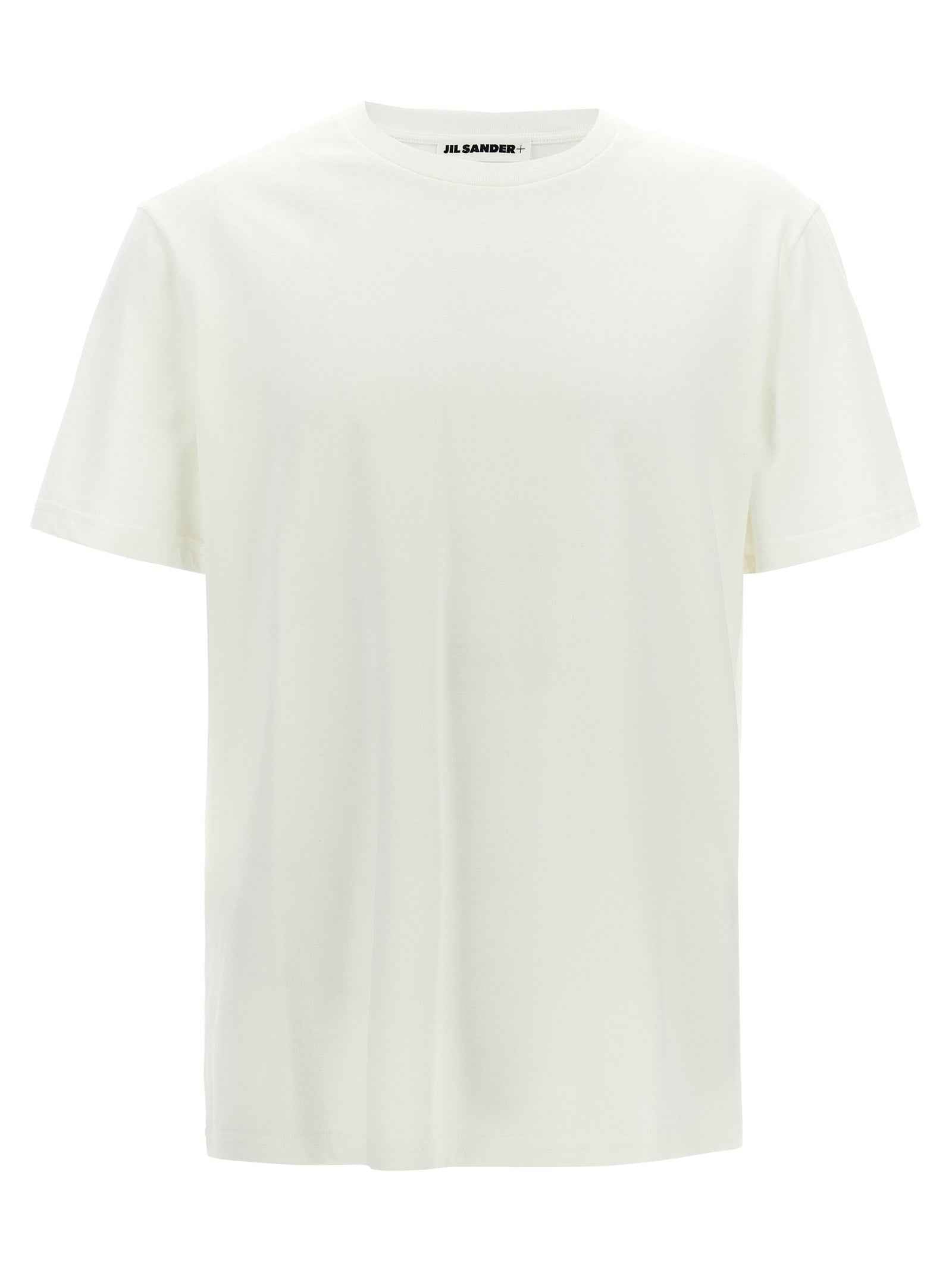 Jil Sander White Cotton T-Shirt