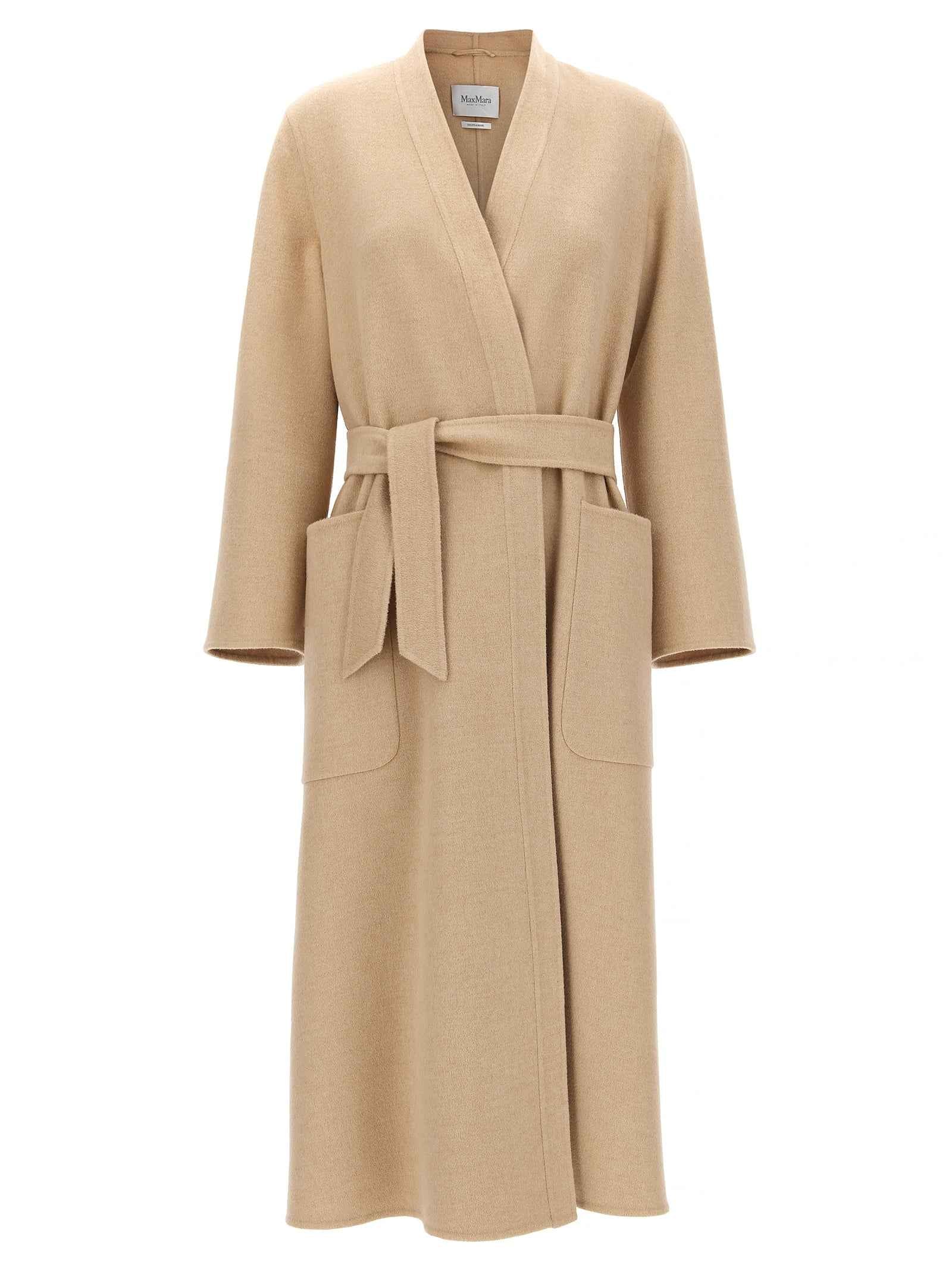 Max Mara Beige Wool Coat