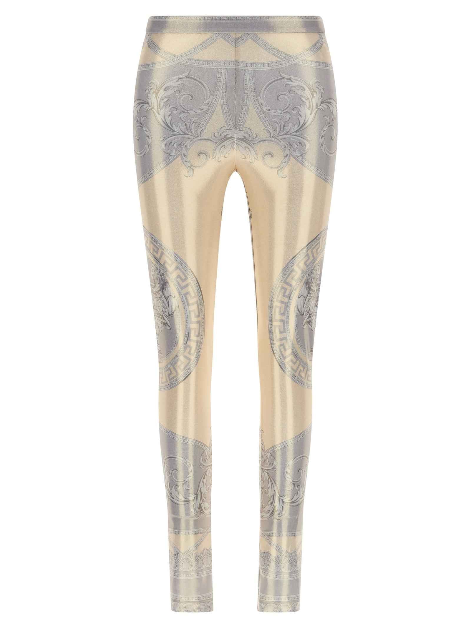 Versace Multicolor Polyester Leggings
