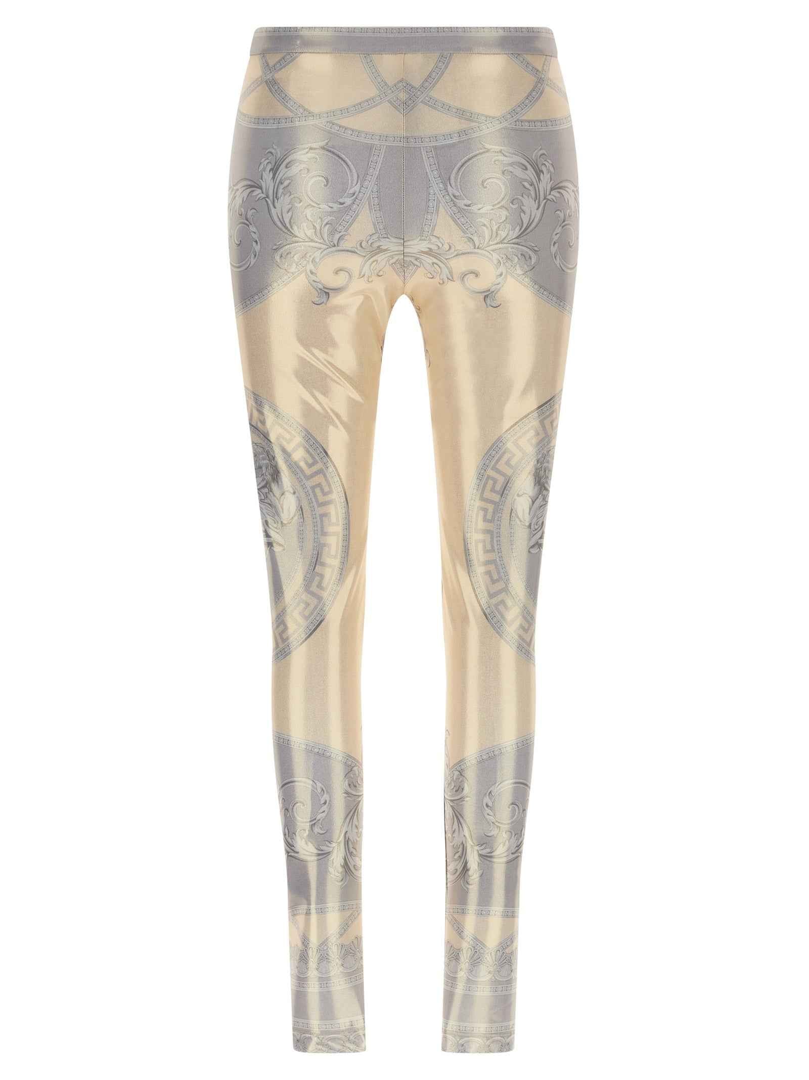 Versace Multicolor Polyester Leggings