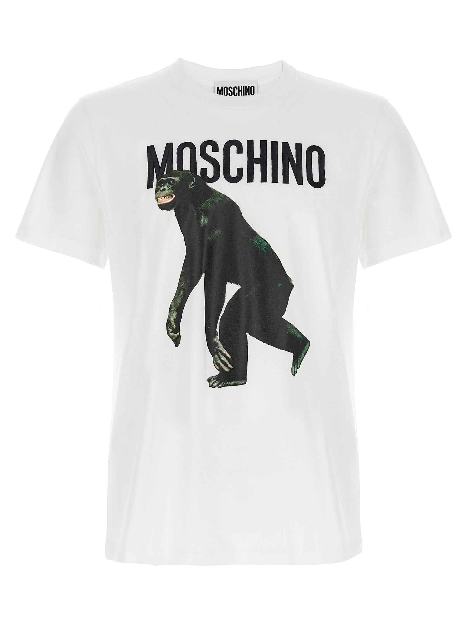 Moschino White Cotton T-Shirt