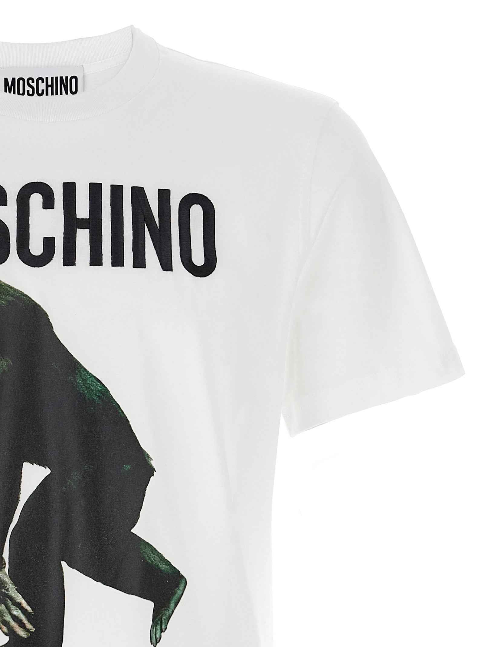 Moschino White Cotton T-Shirt