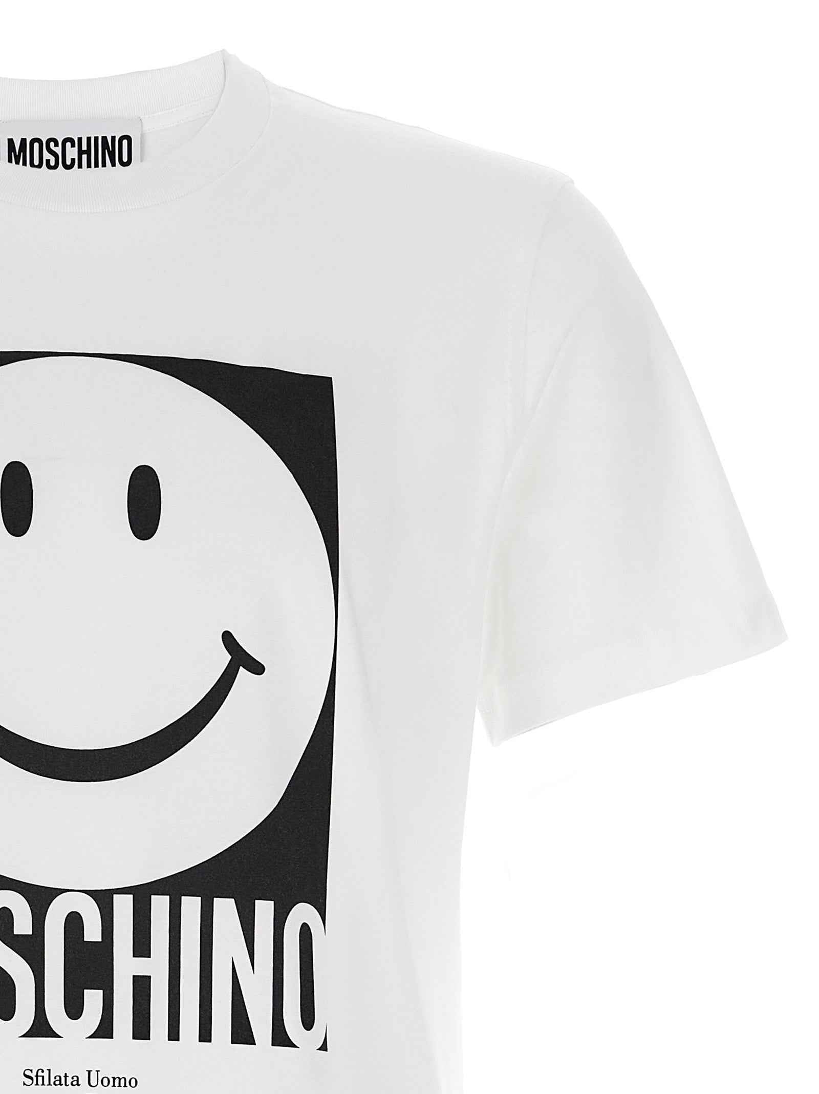 Moschino White Cotton T-Shirt