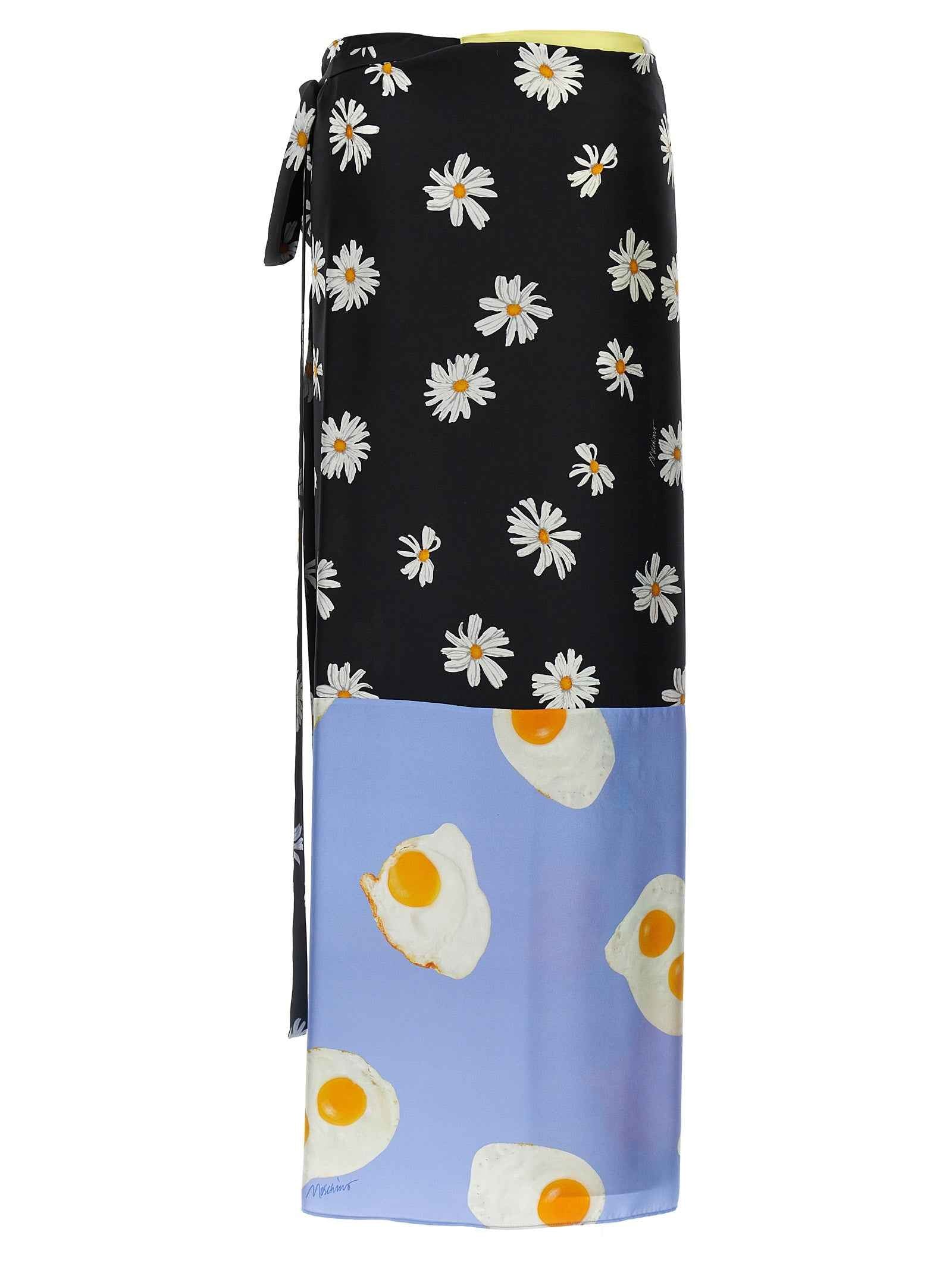 Moschino Multicolor Silk Mini Skirt