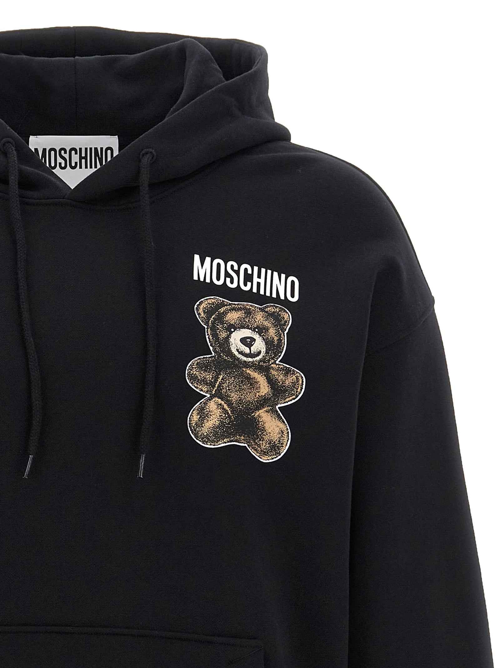 Moschino Black Cotton Sweatshirt