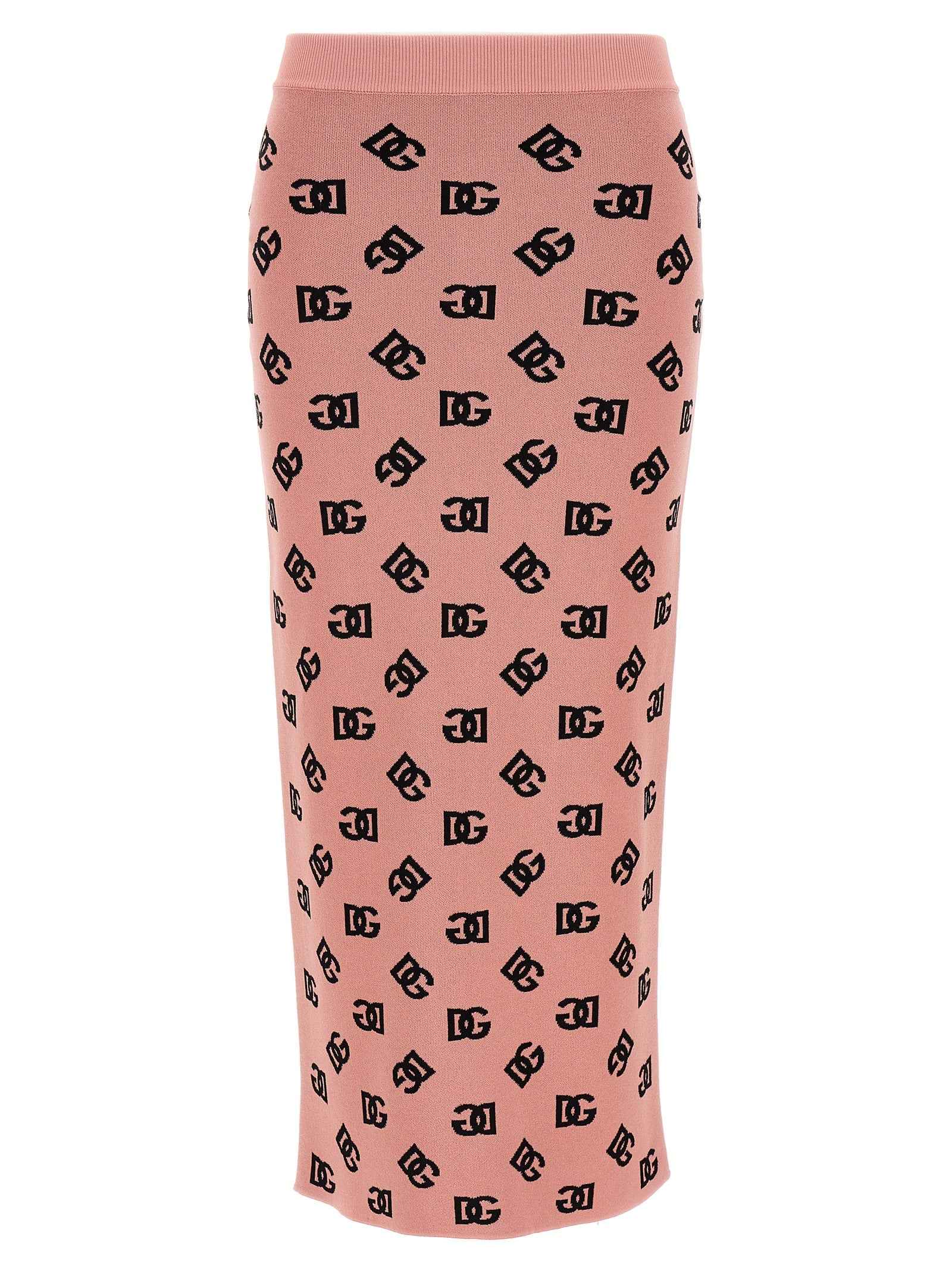 Dolce & Gabbana Multicolor Viscose Midi Skirt