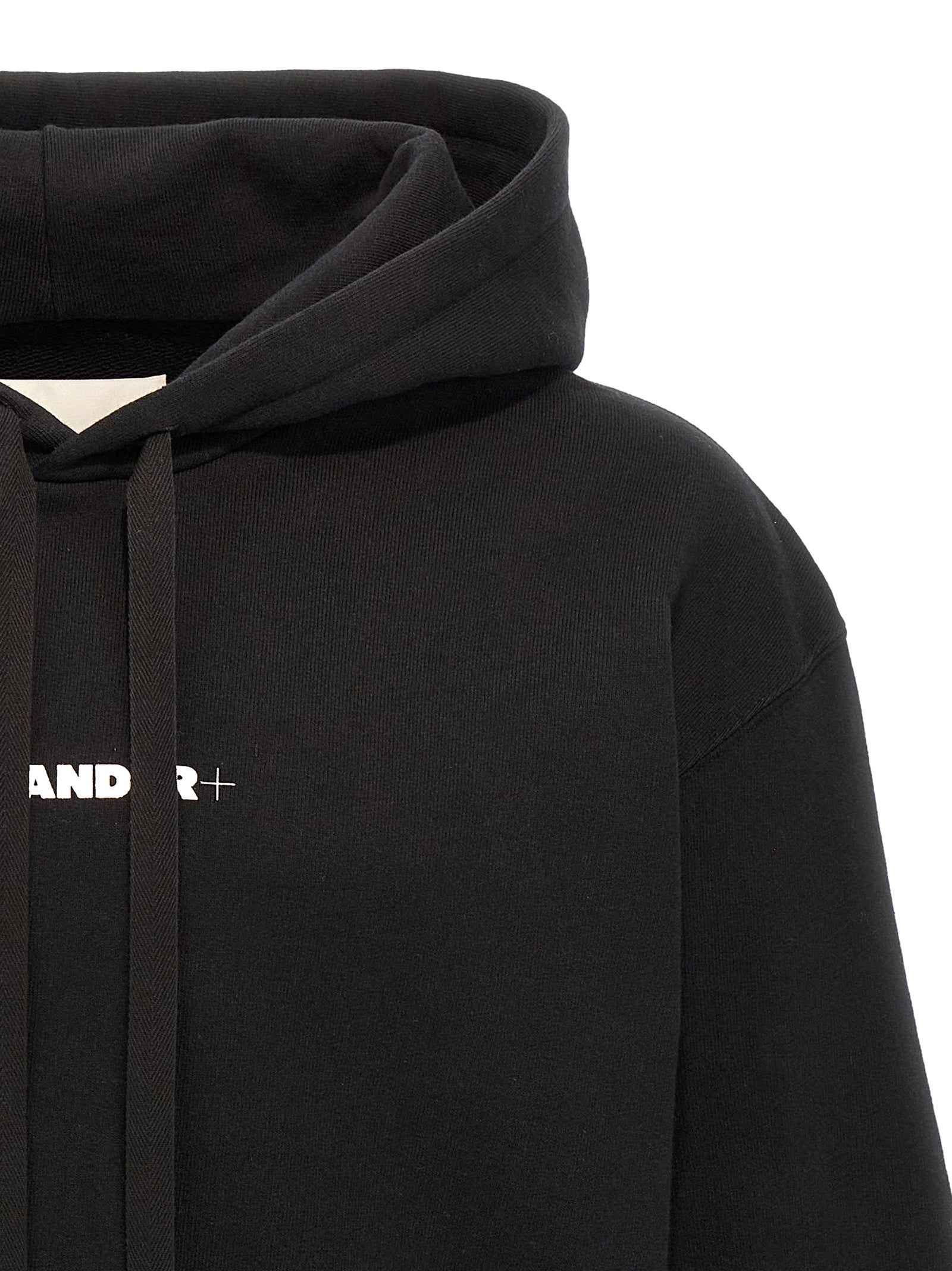 Jil Sander Black Cotton Sweatshirt