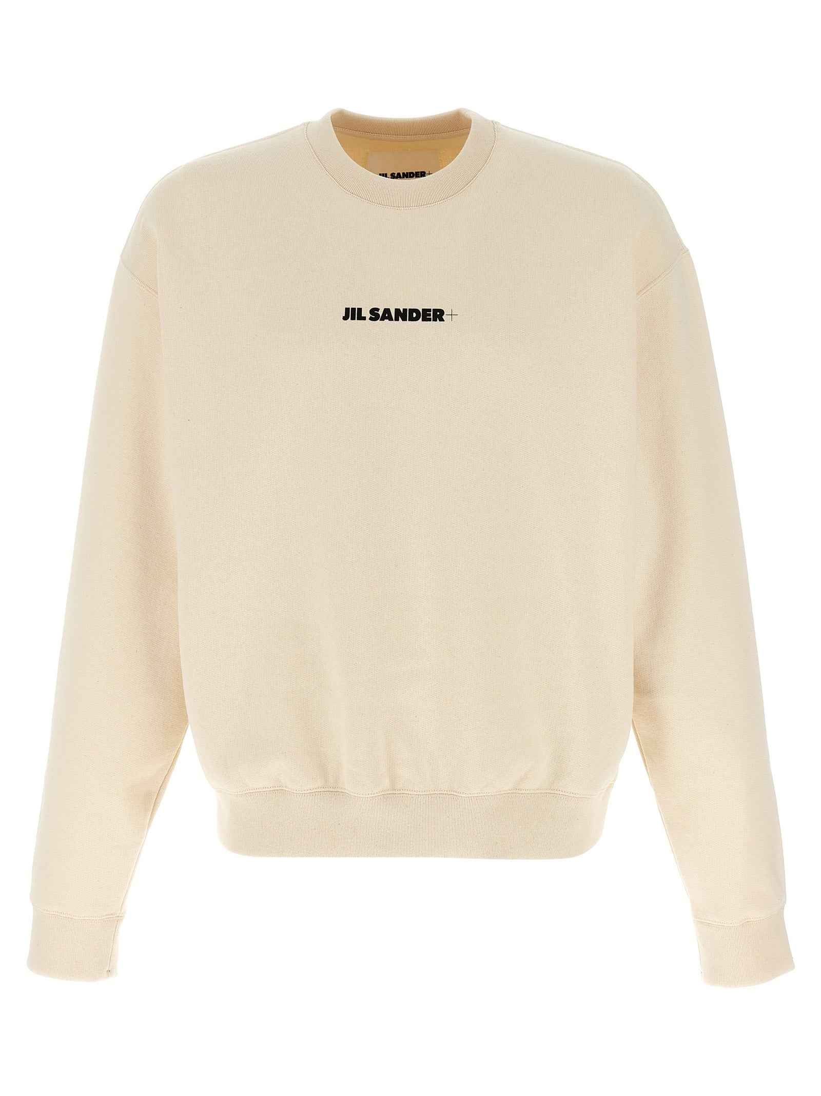 Jil Sander Beige Cotton Sweatshirt